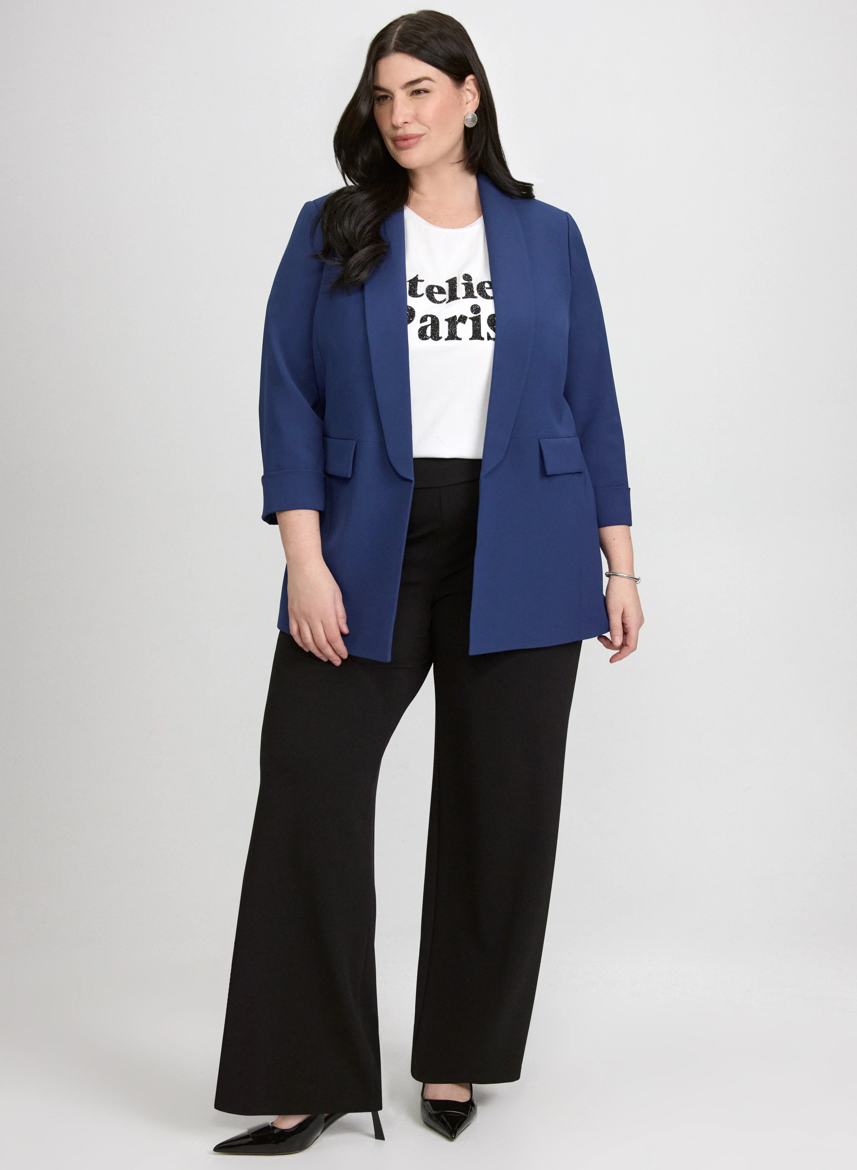 Shawl Collar Blazer - Image 3