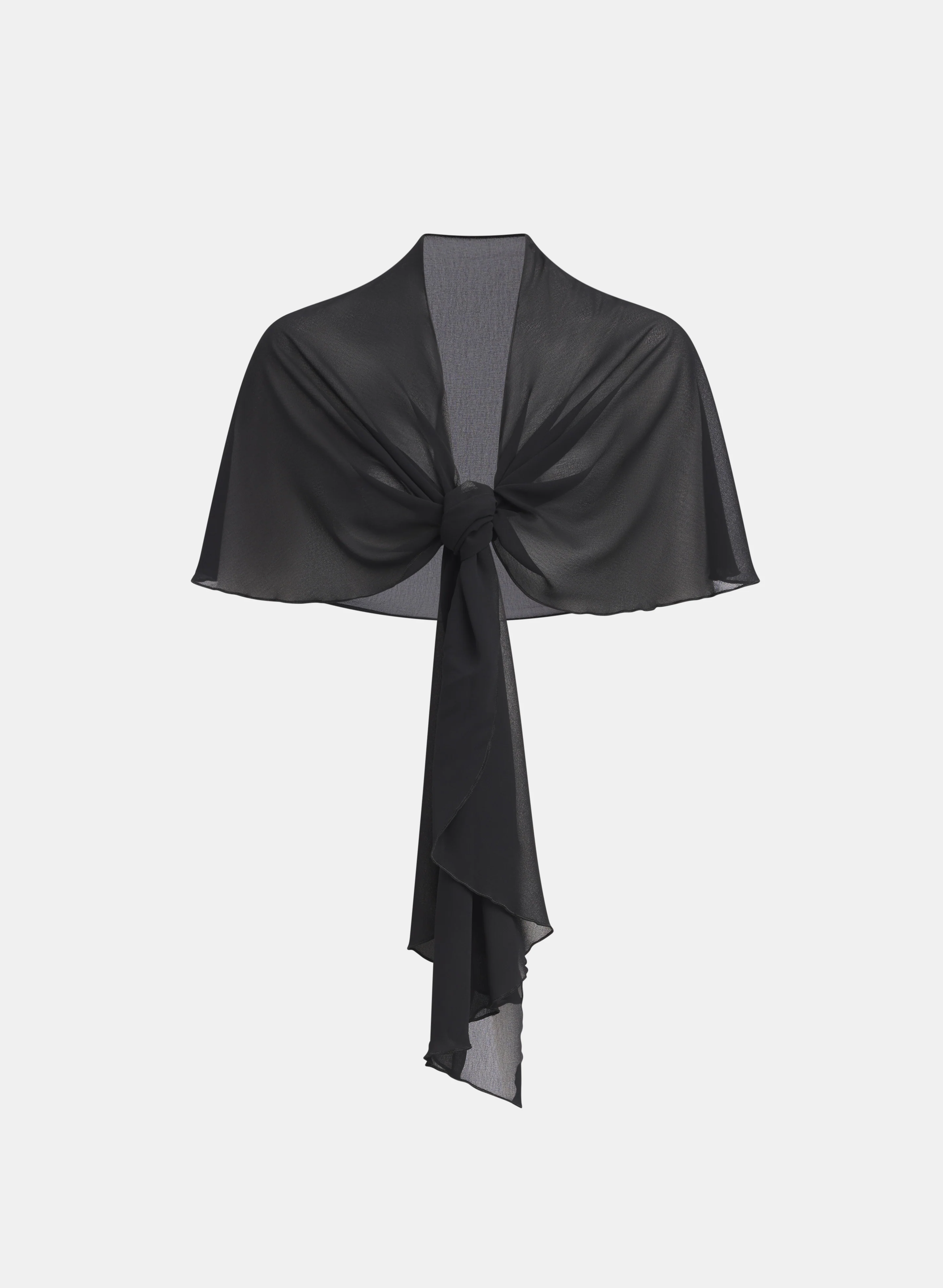 Sheer Chiffon Shawl - Image 3