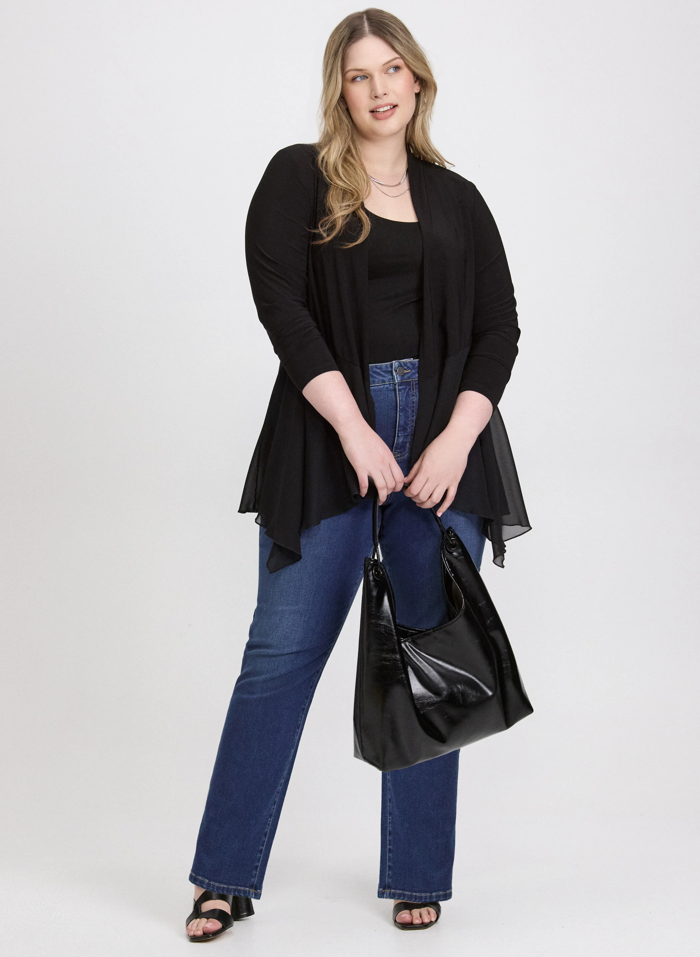 Sheer Open-Front Cover-Up - Image 3