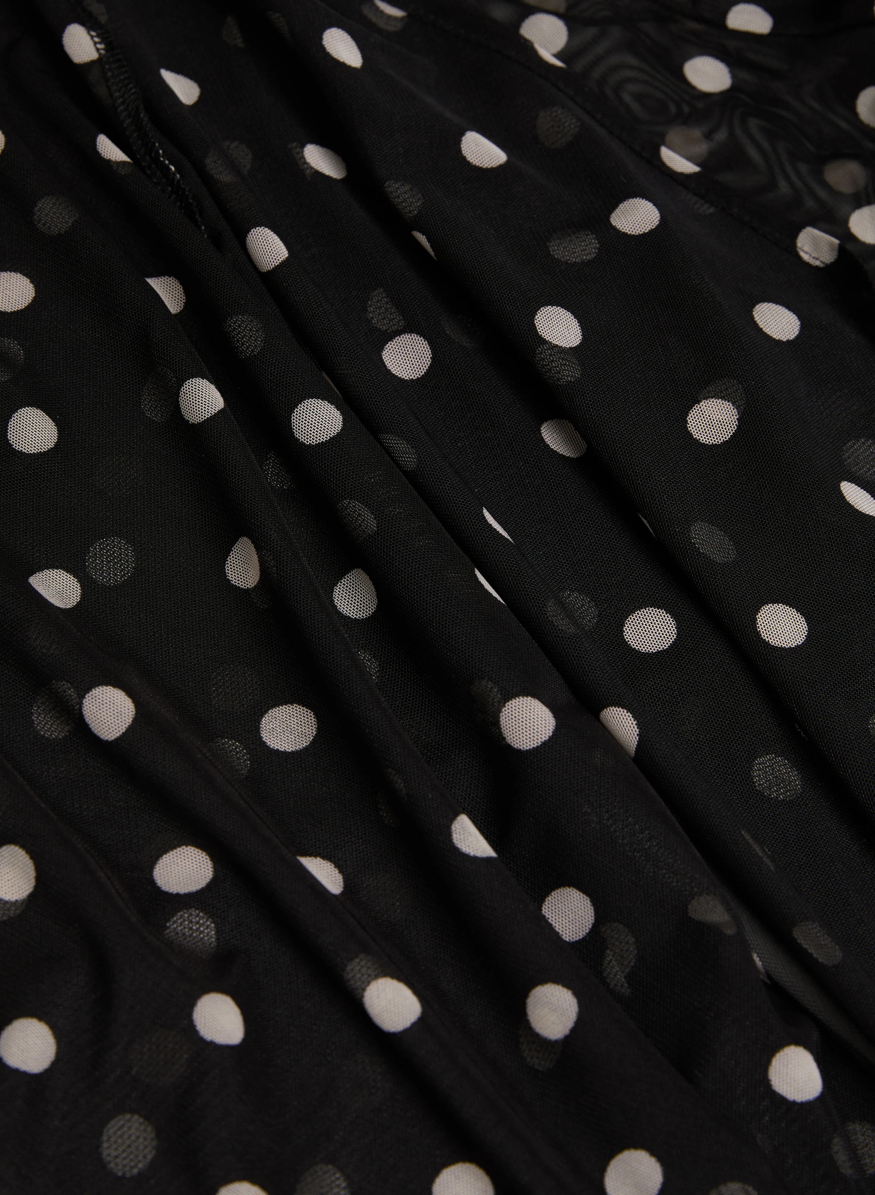 Sheer Polka Dot Cardigan - Image 7