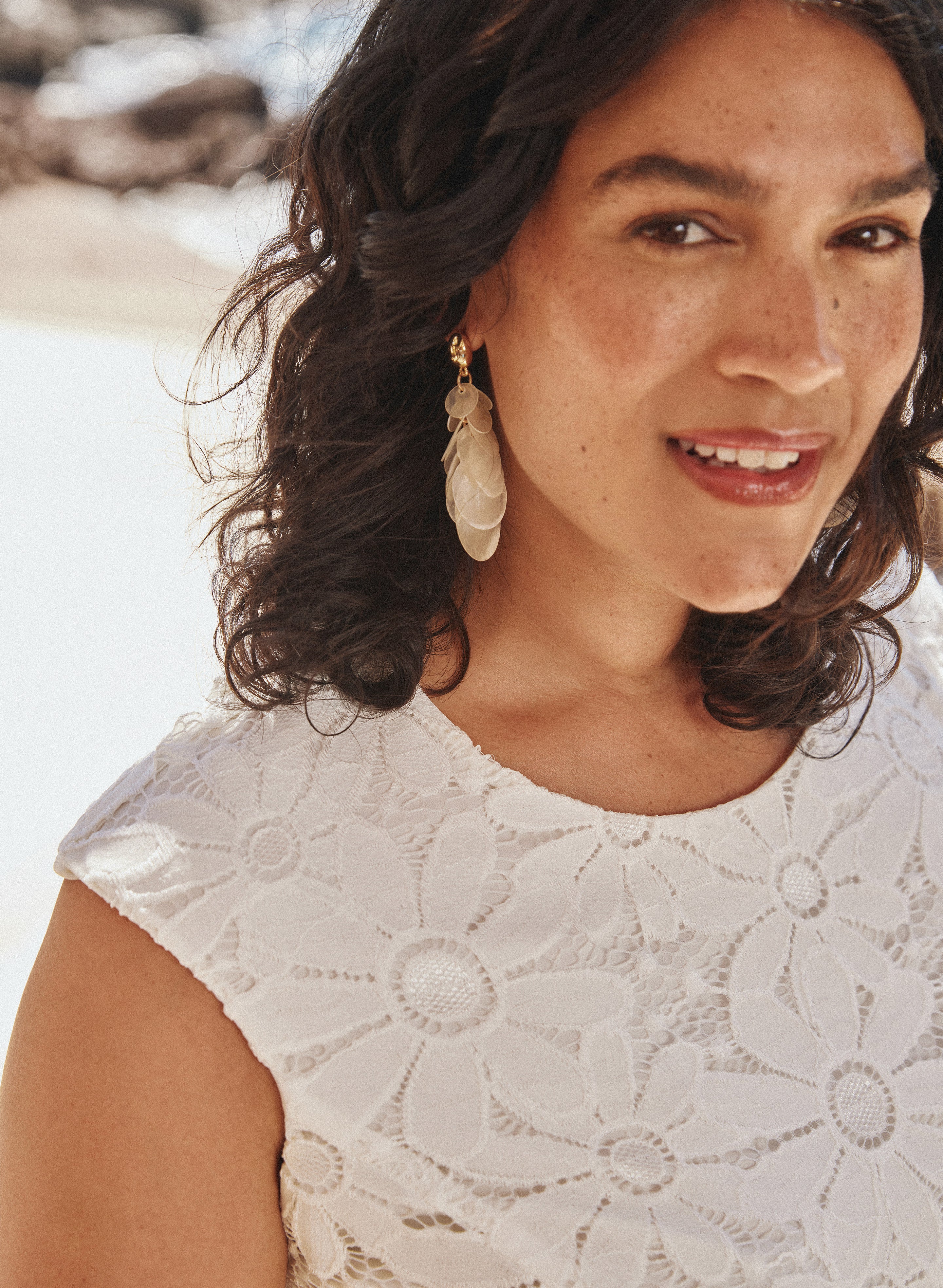 Shell Cluster Earrings - Image 2