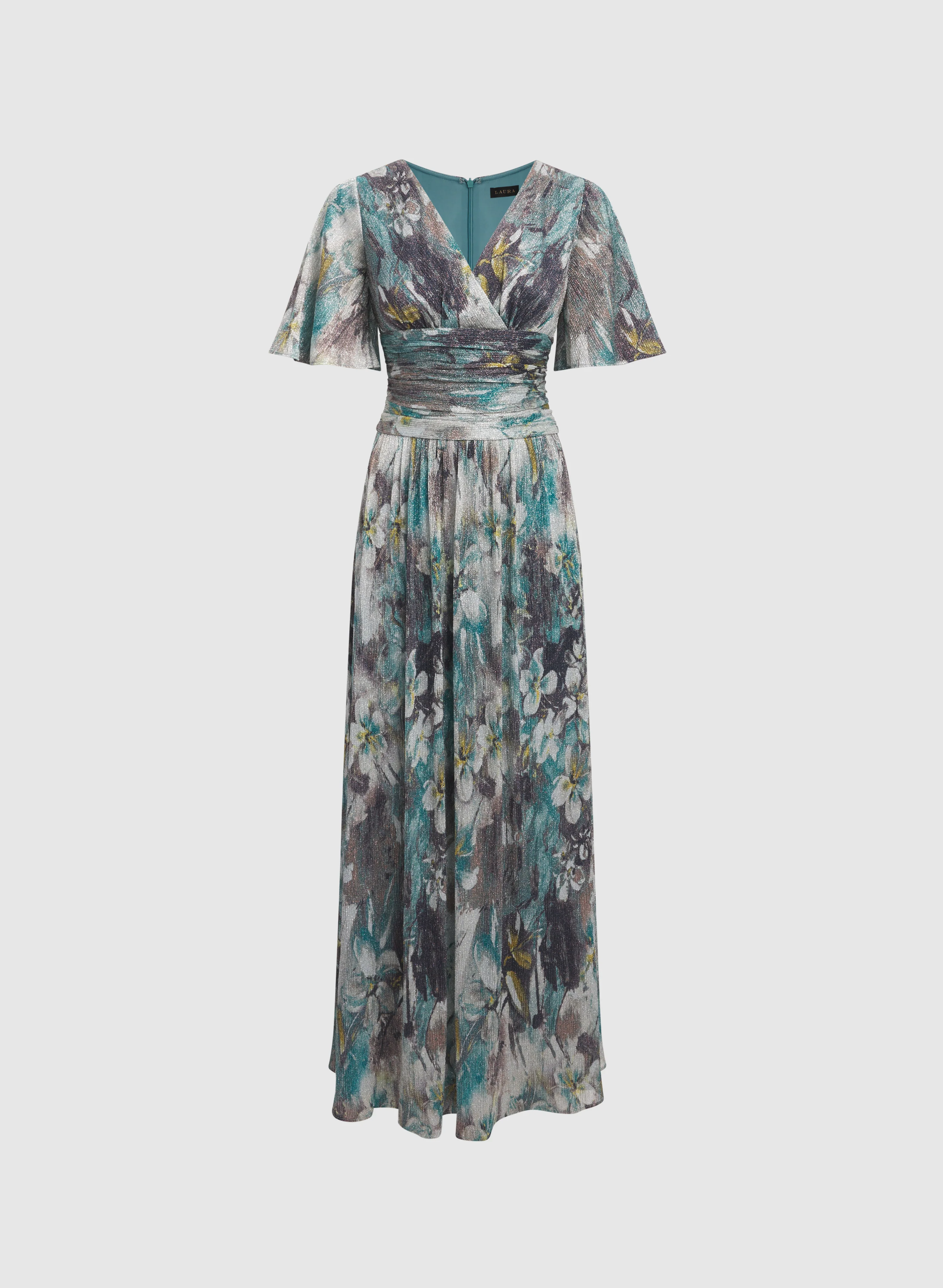 Shimmering Floral Dress - Image 5