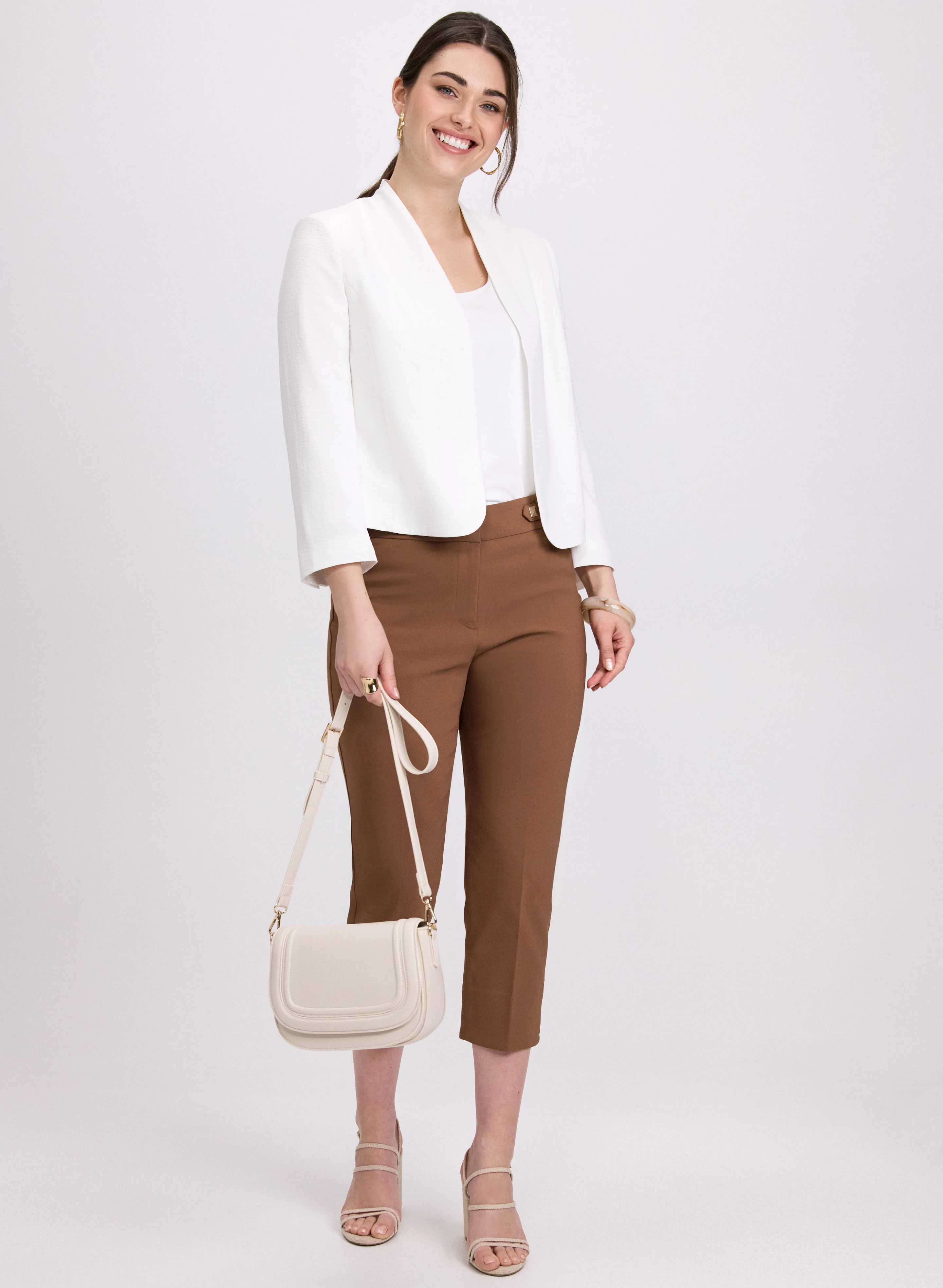 Short Collarless Jacket - Image 3