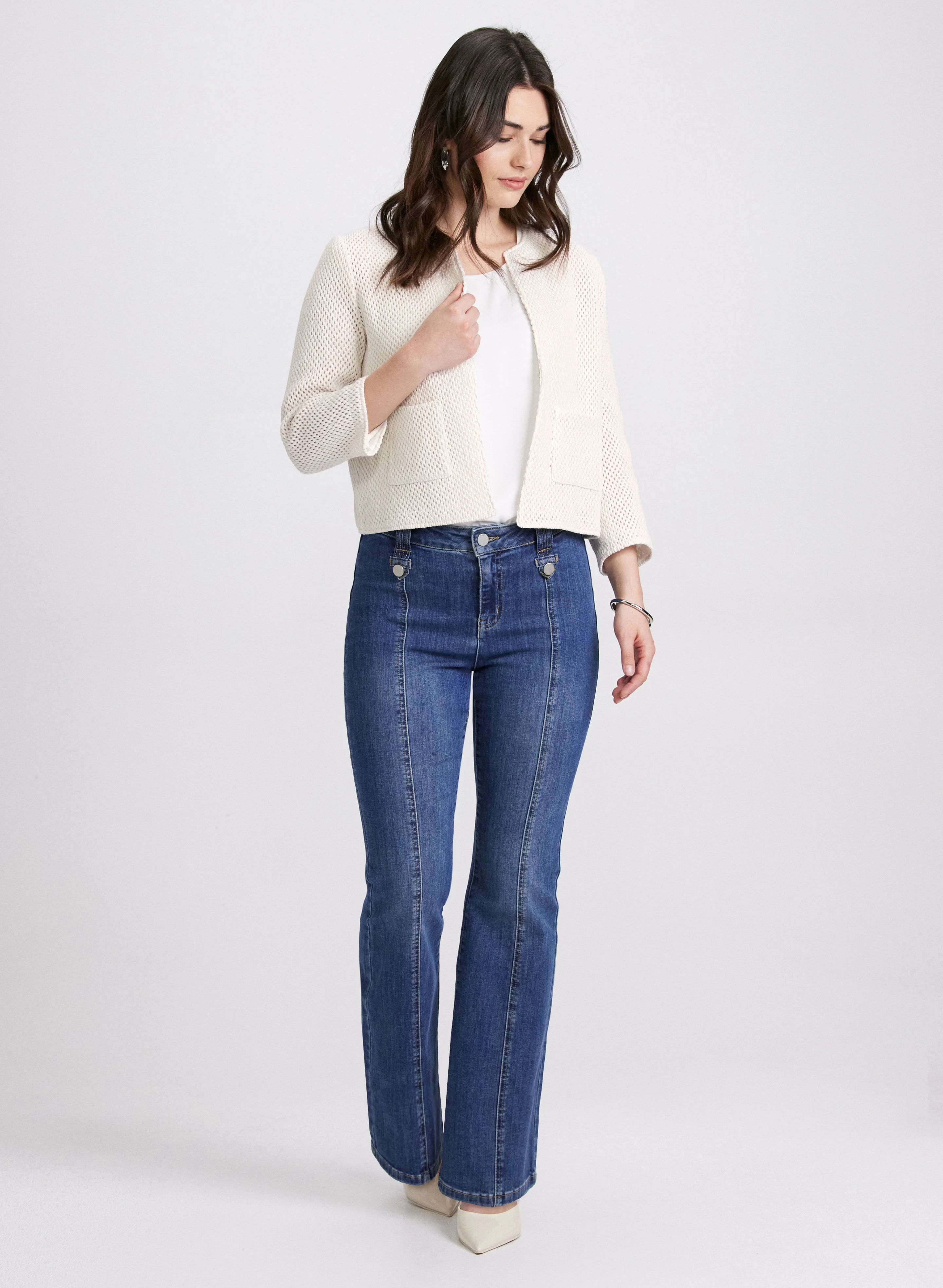 Short Crochet Jacket - Image 3
