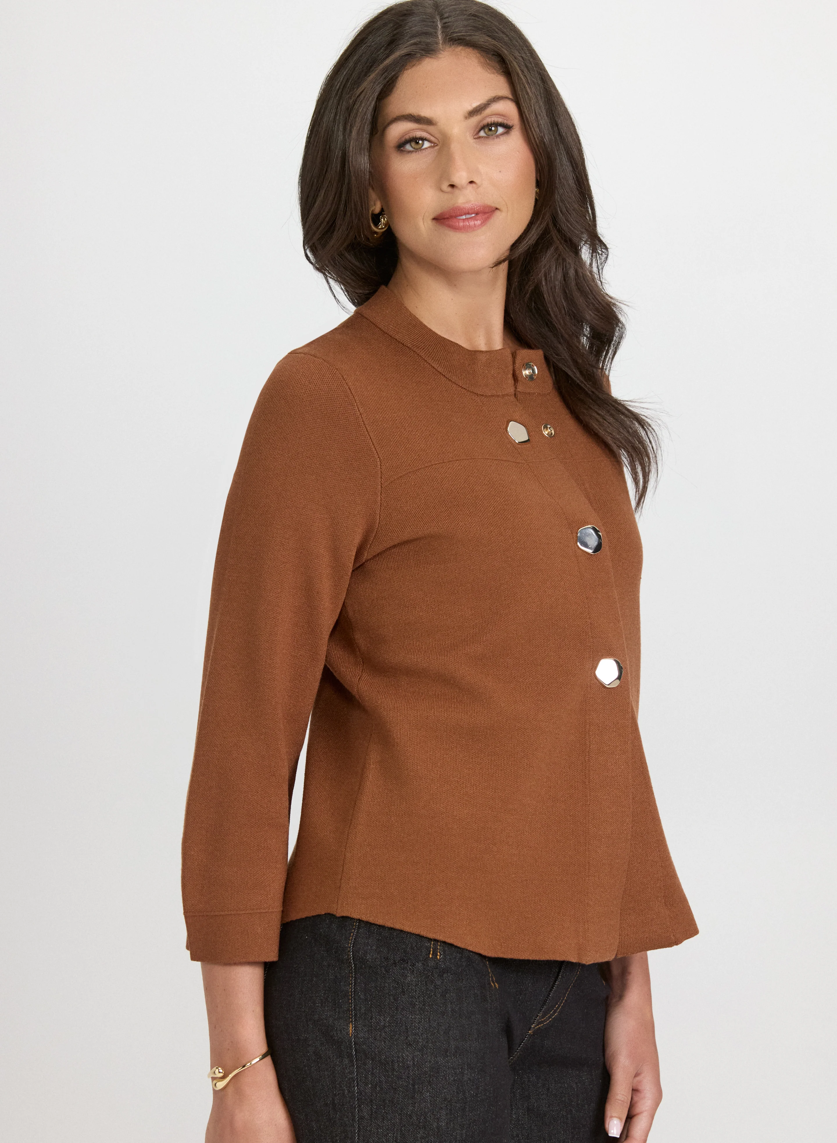 Short Knit Cardigan - Image 5