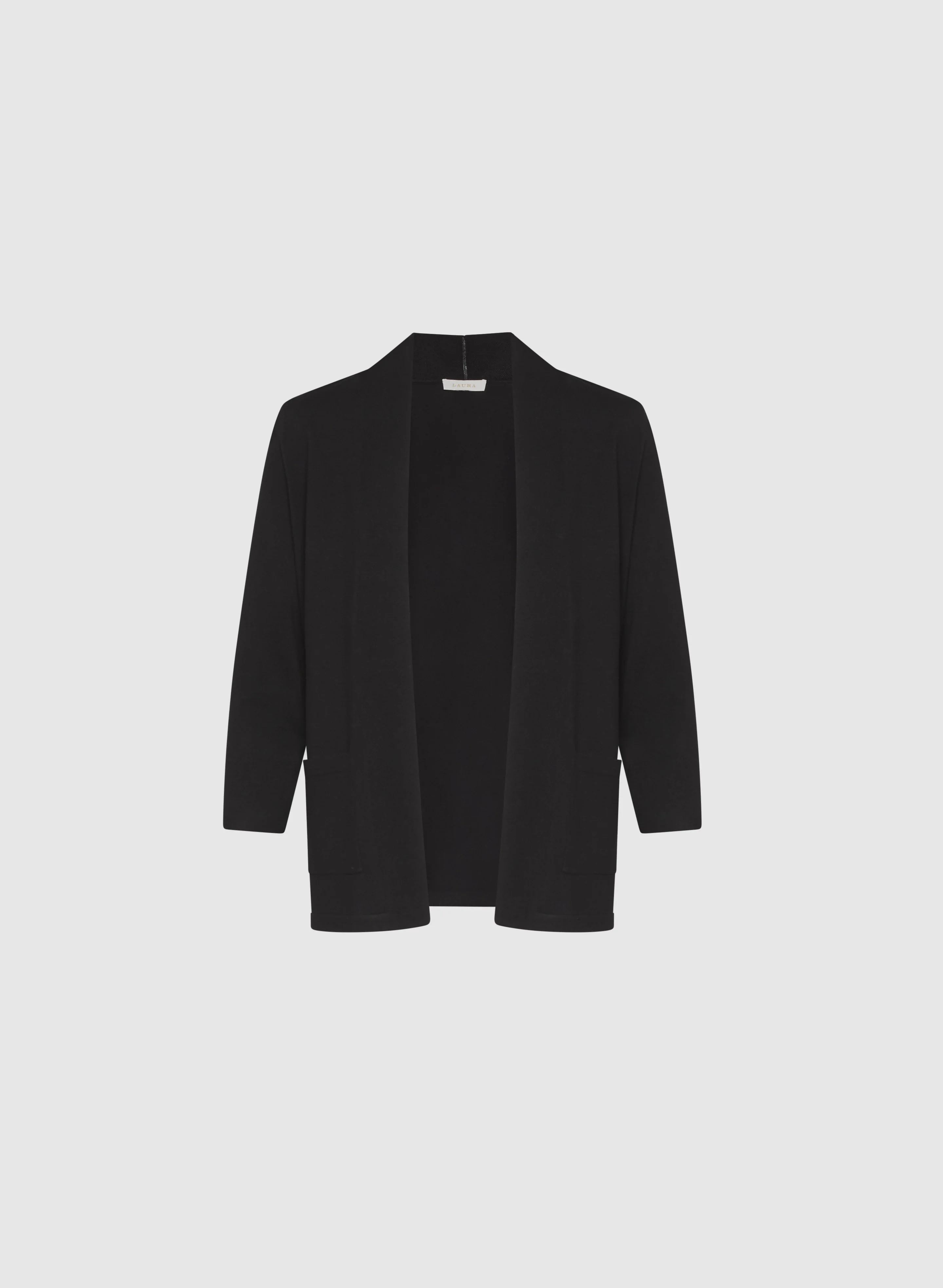 Short Open Front Cardigan - Image 6