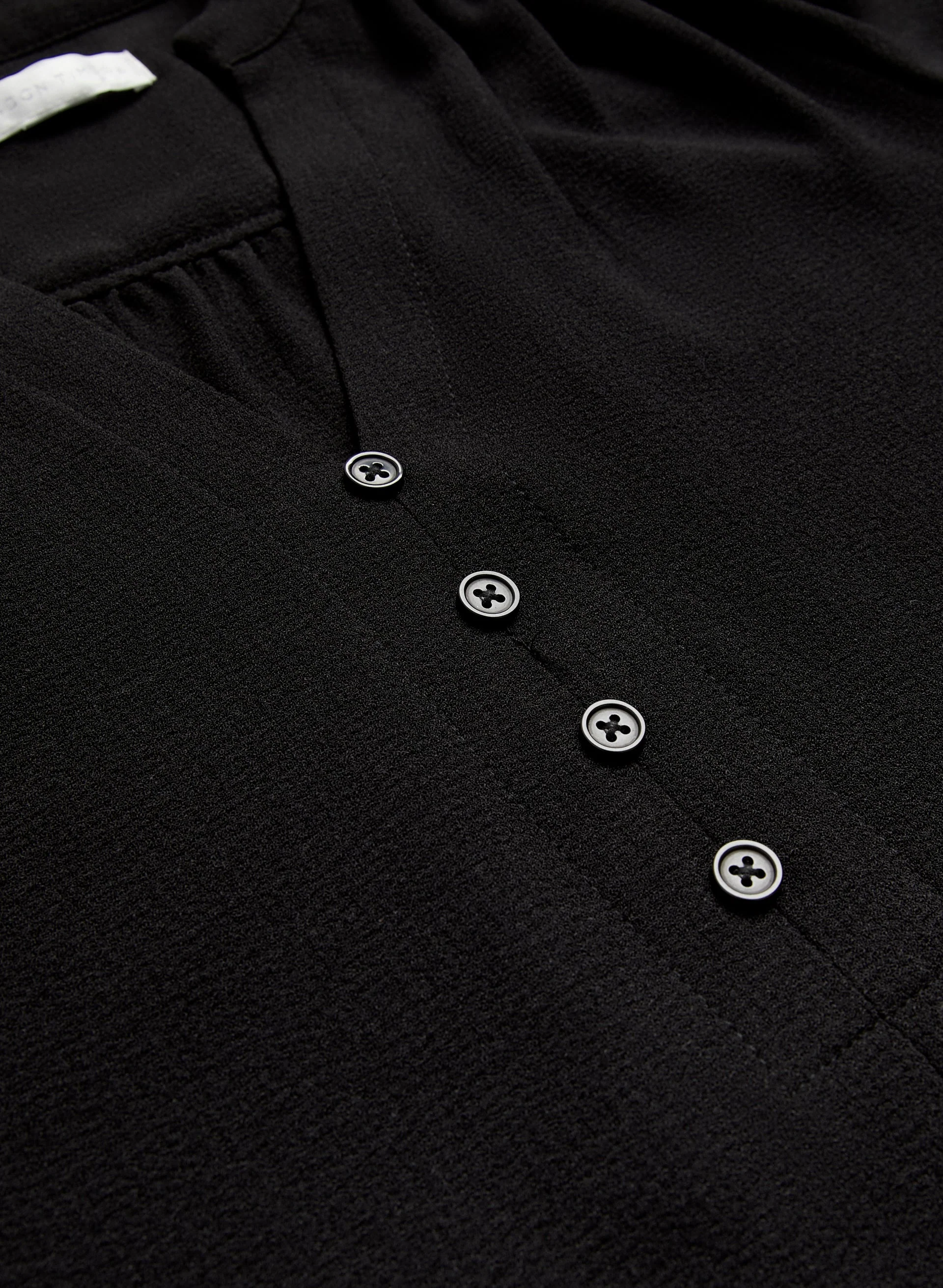 Short Puffed Sleeve Dress - Image 7