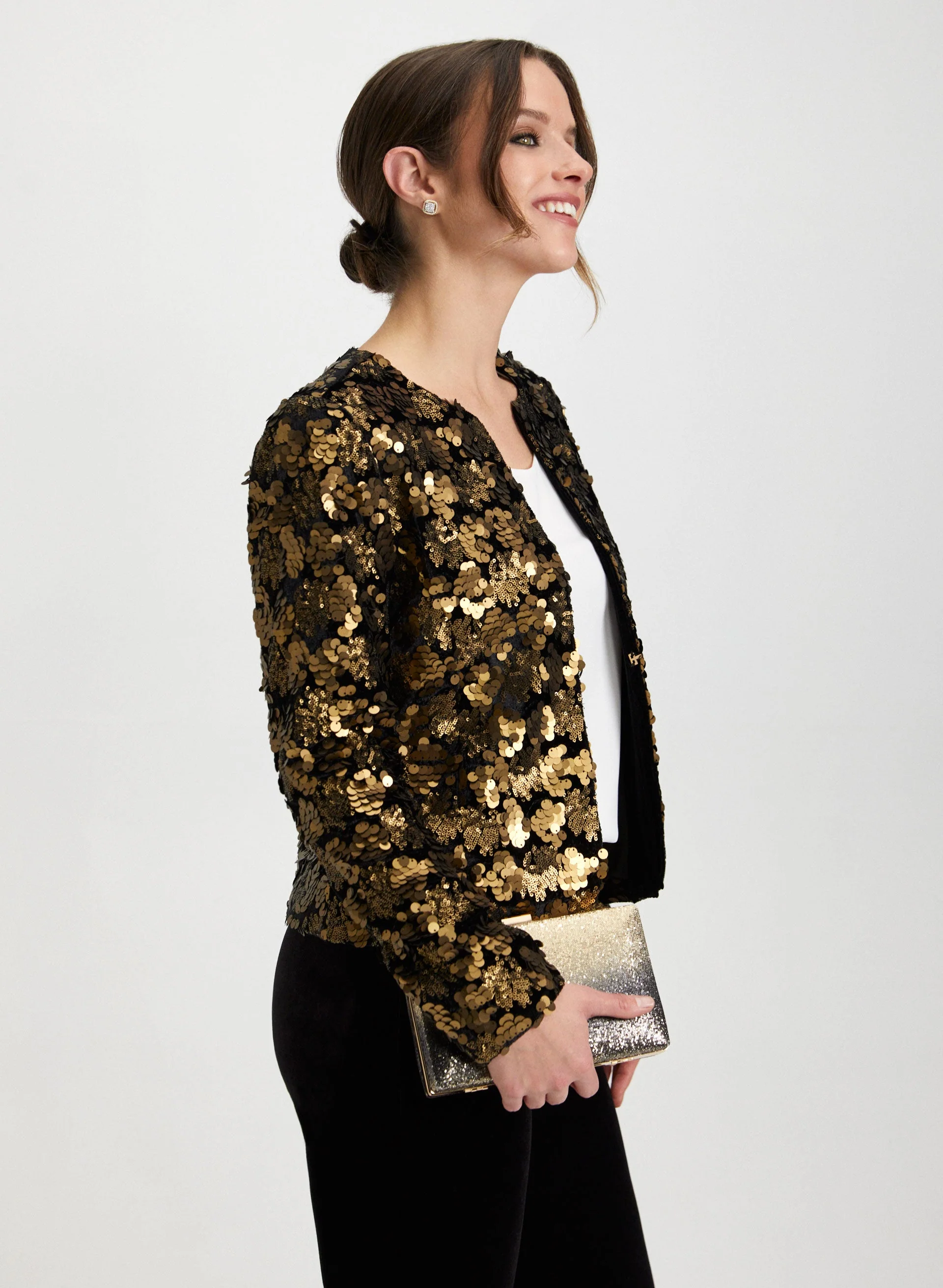Short Sequin Jacket - Image 5