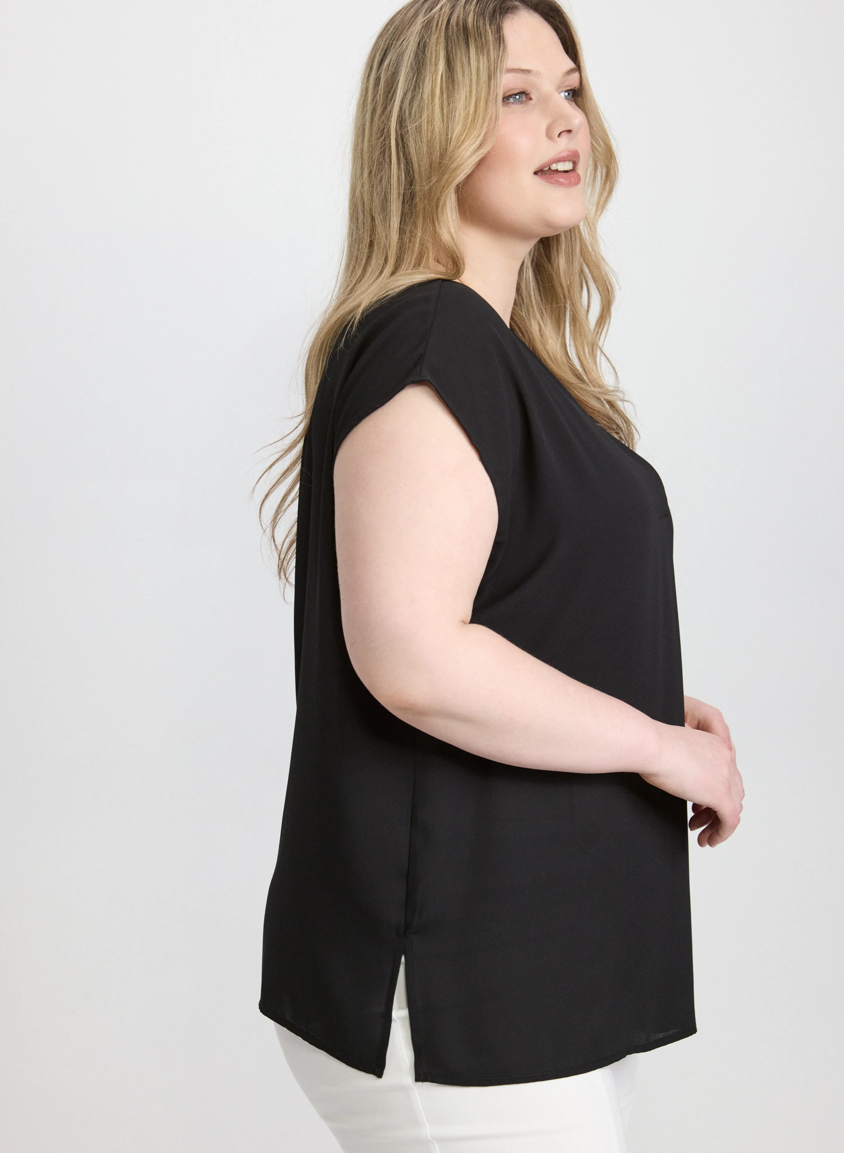 Short Sleeve Blouse - Image 2