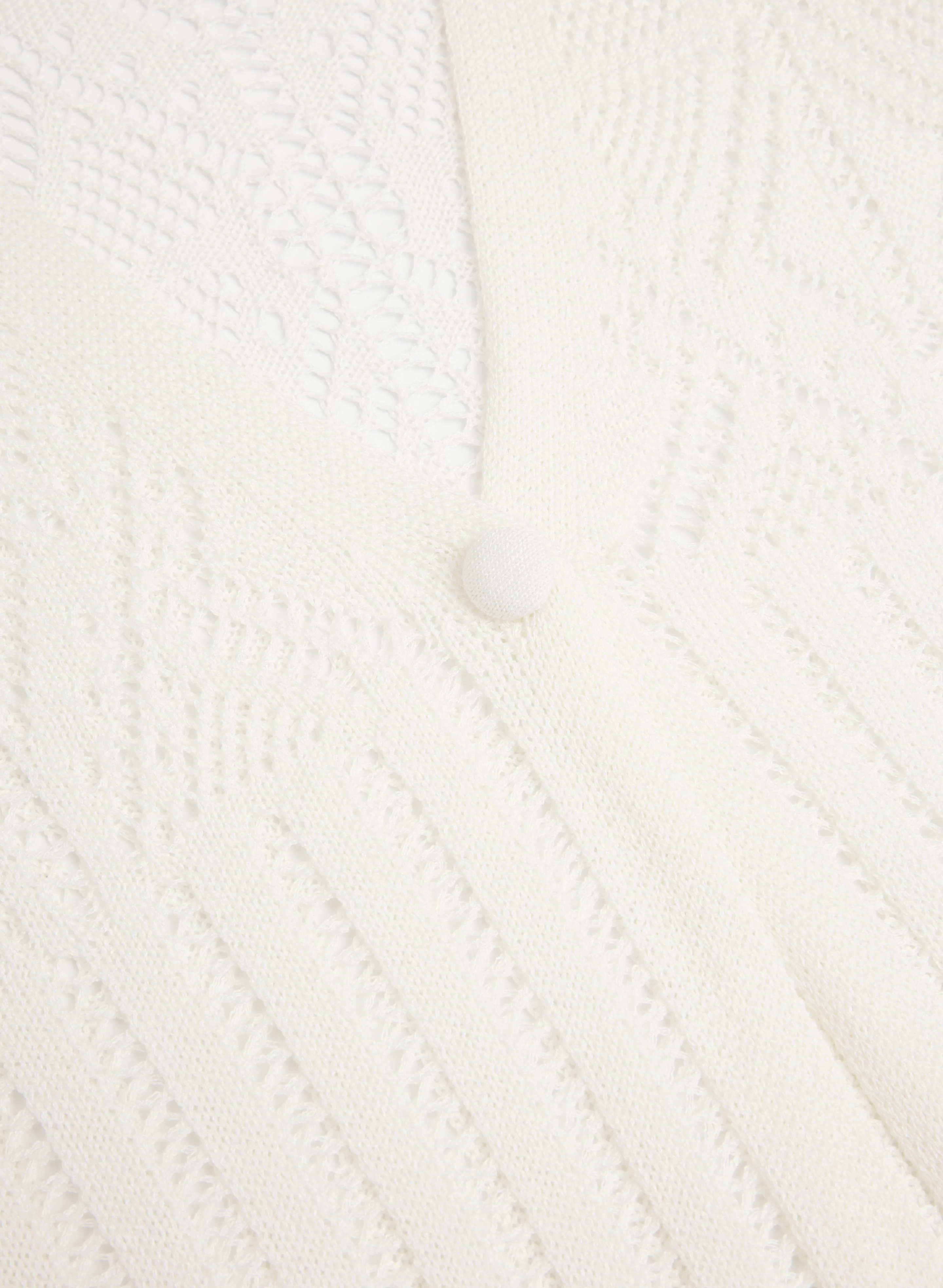 Short Sleeve Crochet Cardigan - Image 7