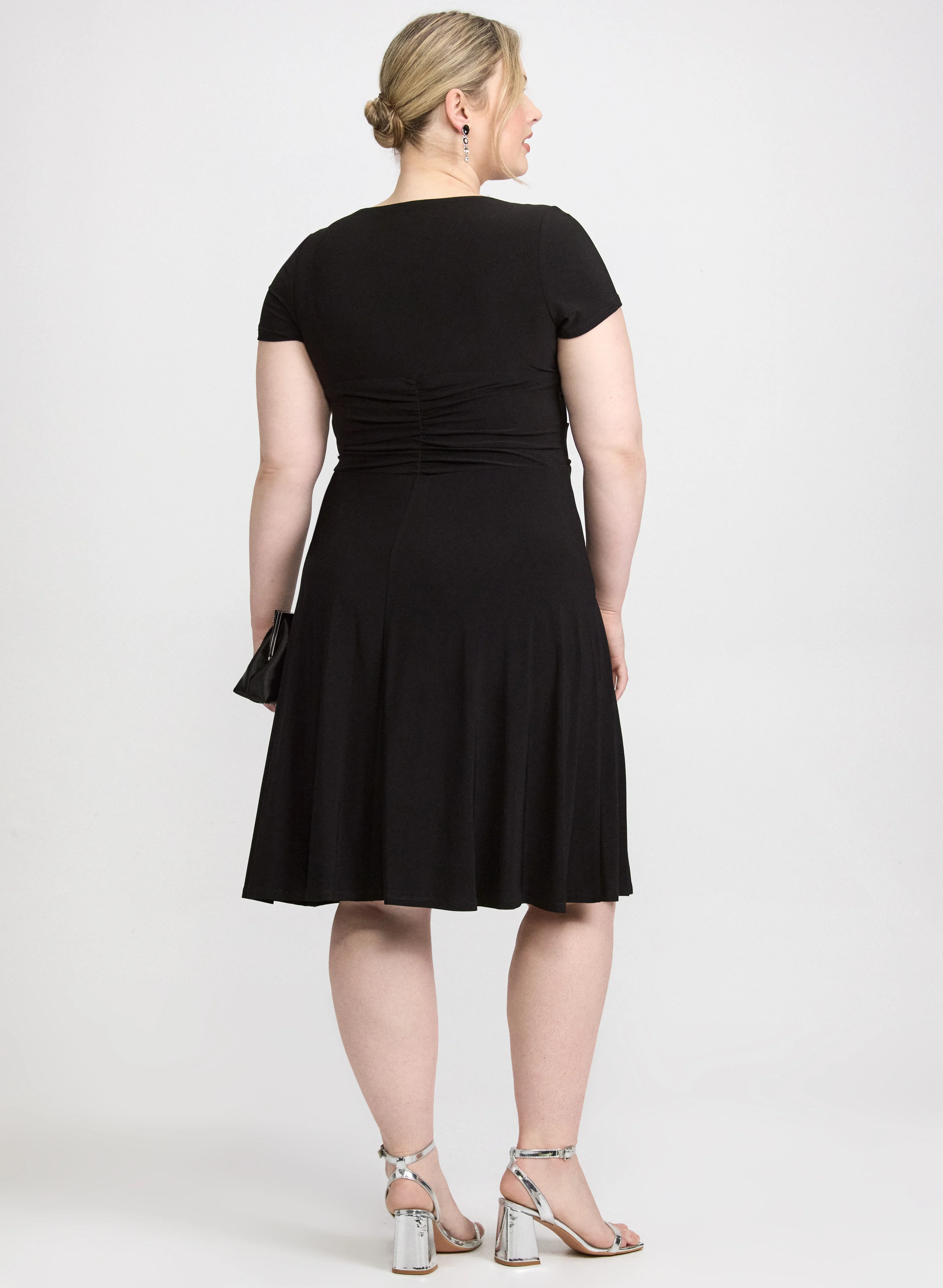 Short Sleeve Jersey Dress - Image 4