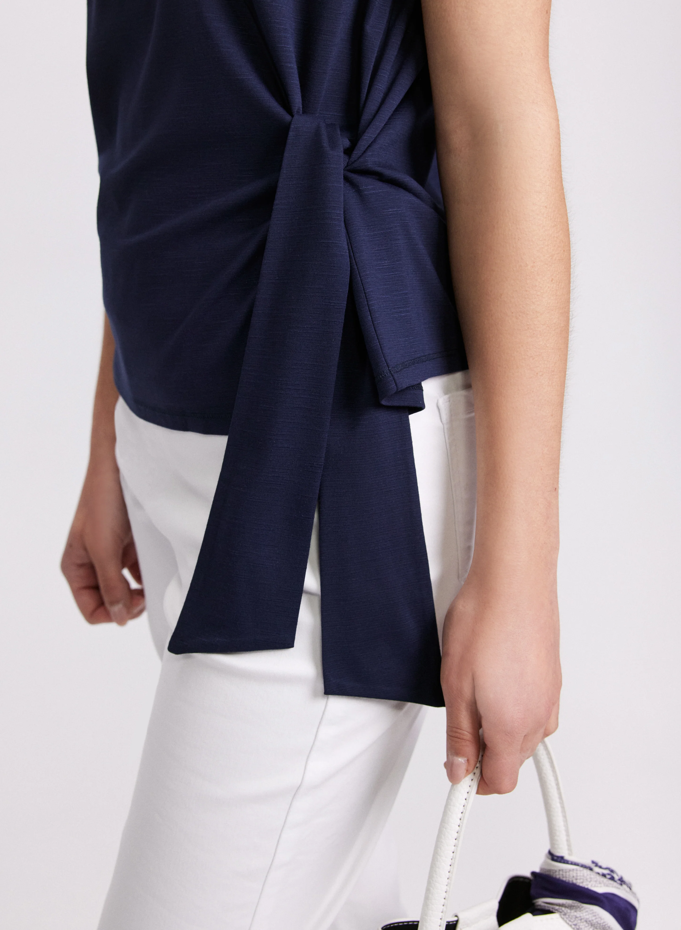 Side Tie T-Shirt - Image 2
