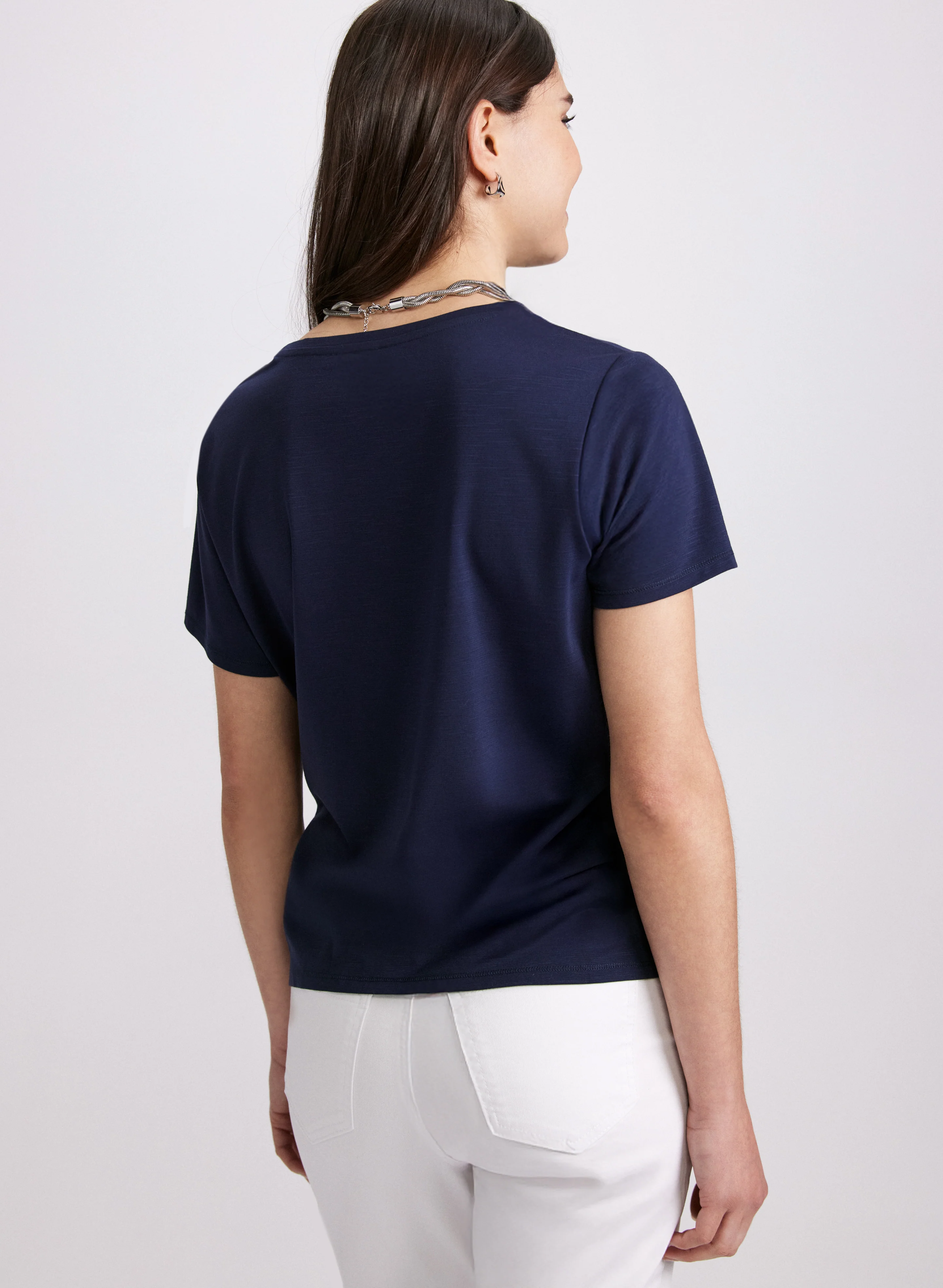 Side Tie T-Shirt - Image 4
