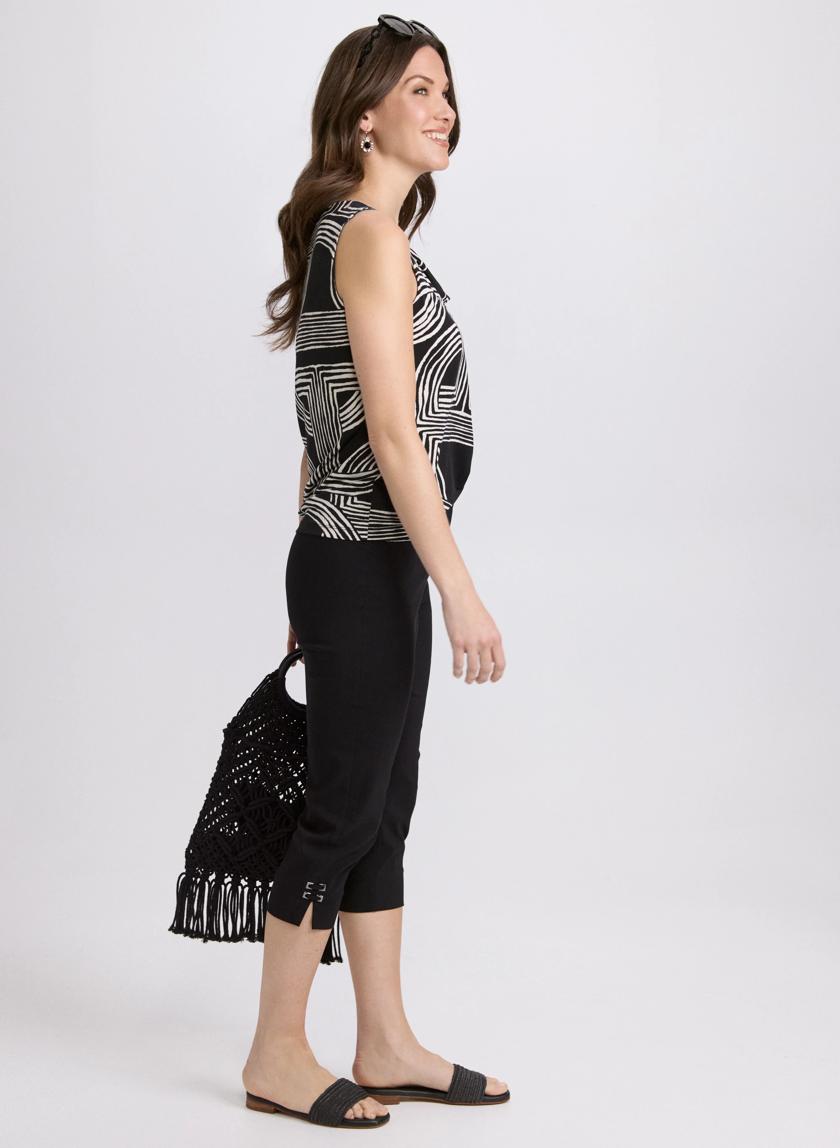 Signature Fit Bengaline Capris - Image 5
