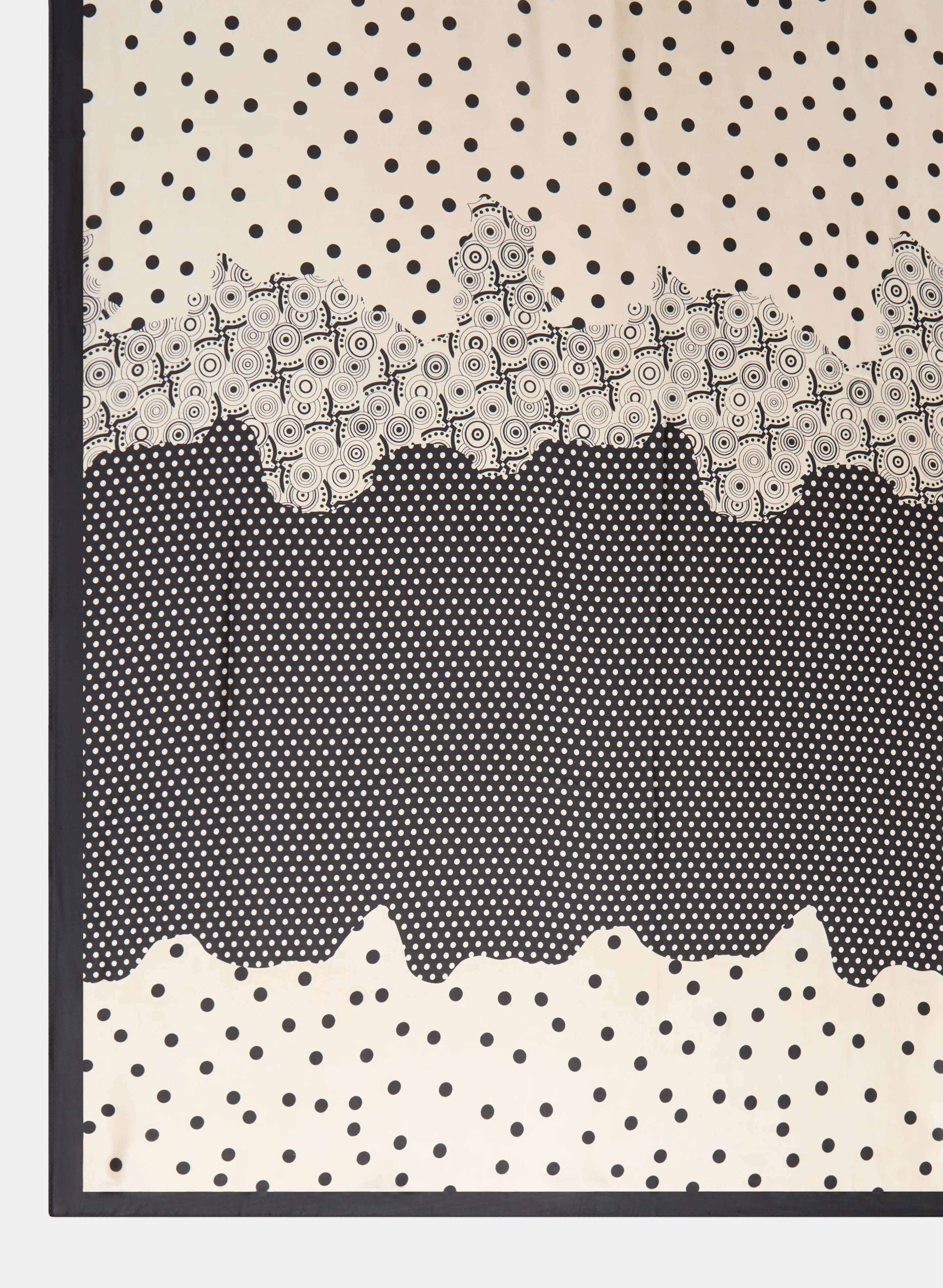 Silky Polka Dot Scarf - Image 4
