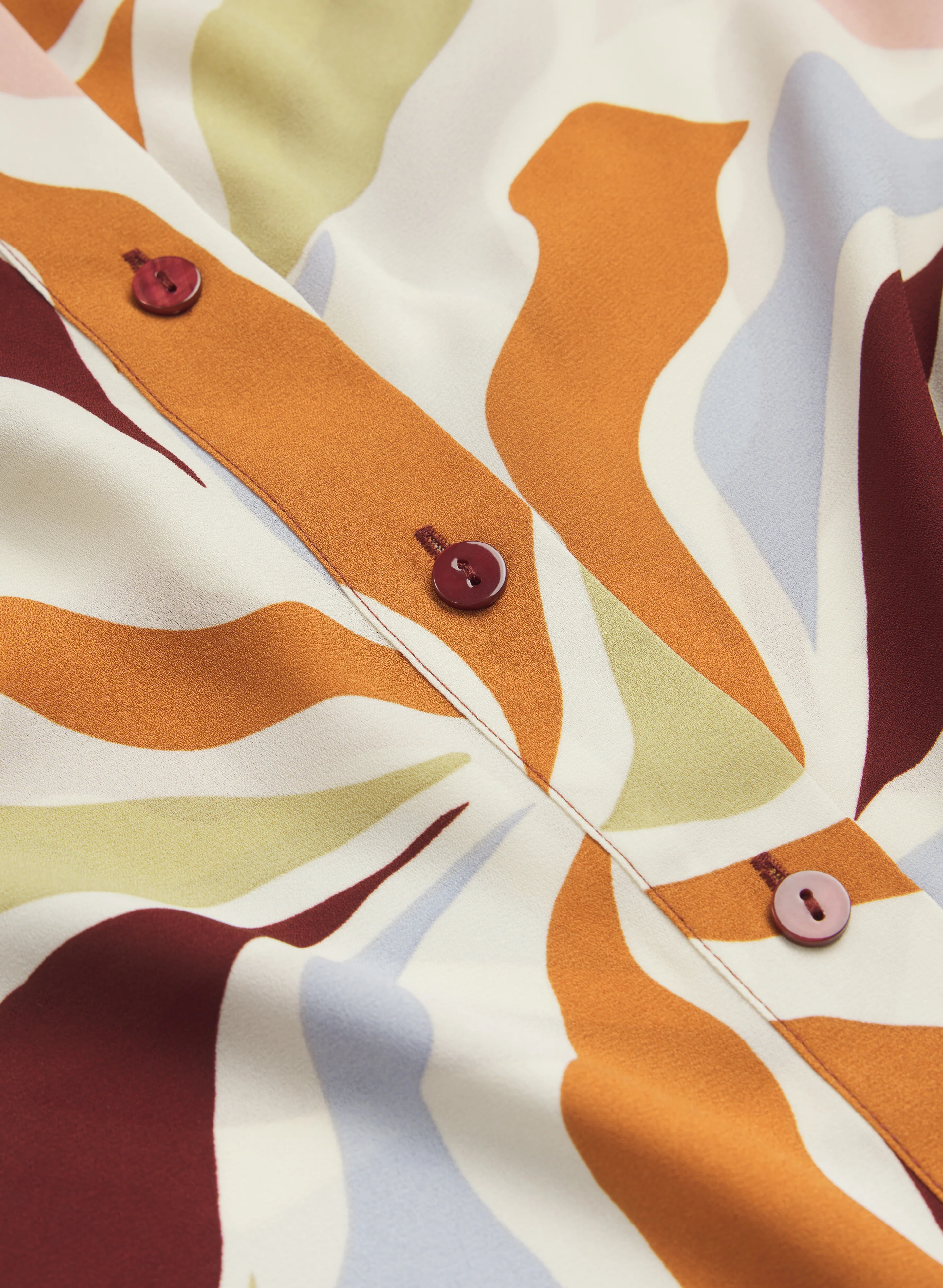 Sleeveless Abstract Blouse - Image 7