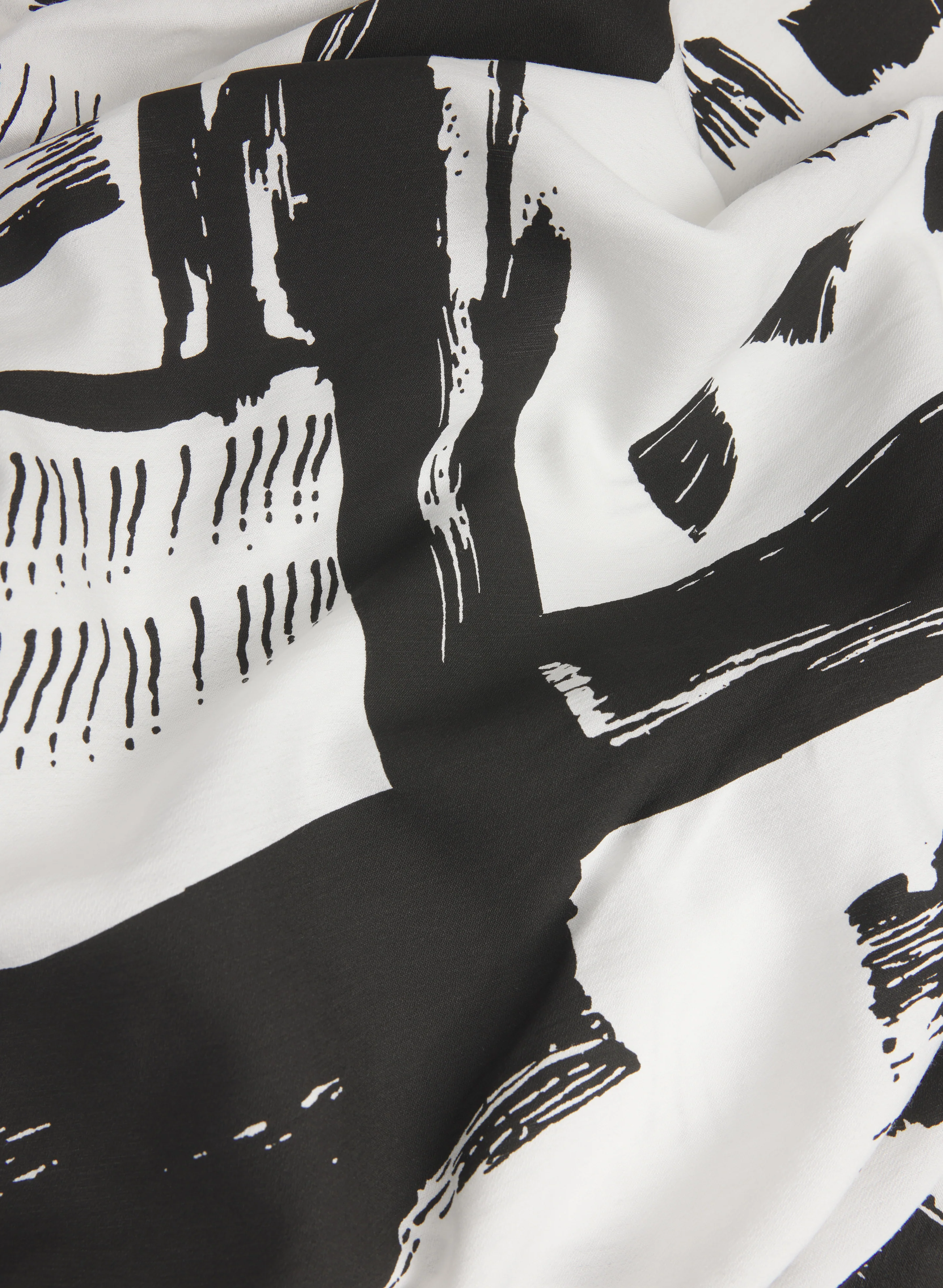 Sleeveless Abstract Print Dress - Image 7