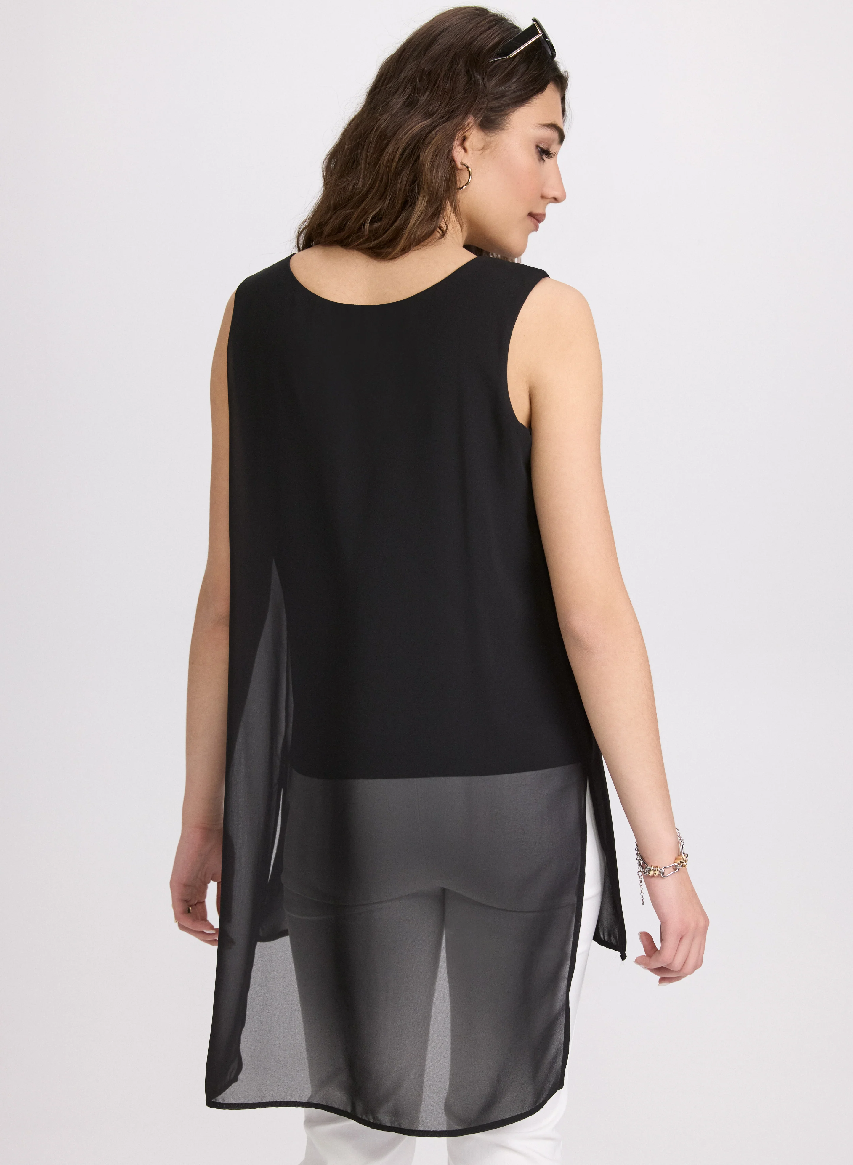 Sleeveless Asymmetric Tunic - Image 4