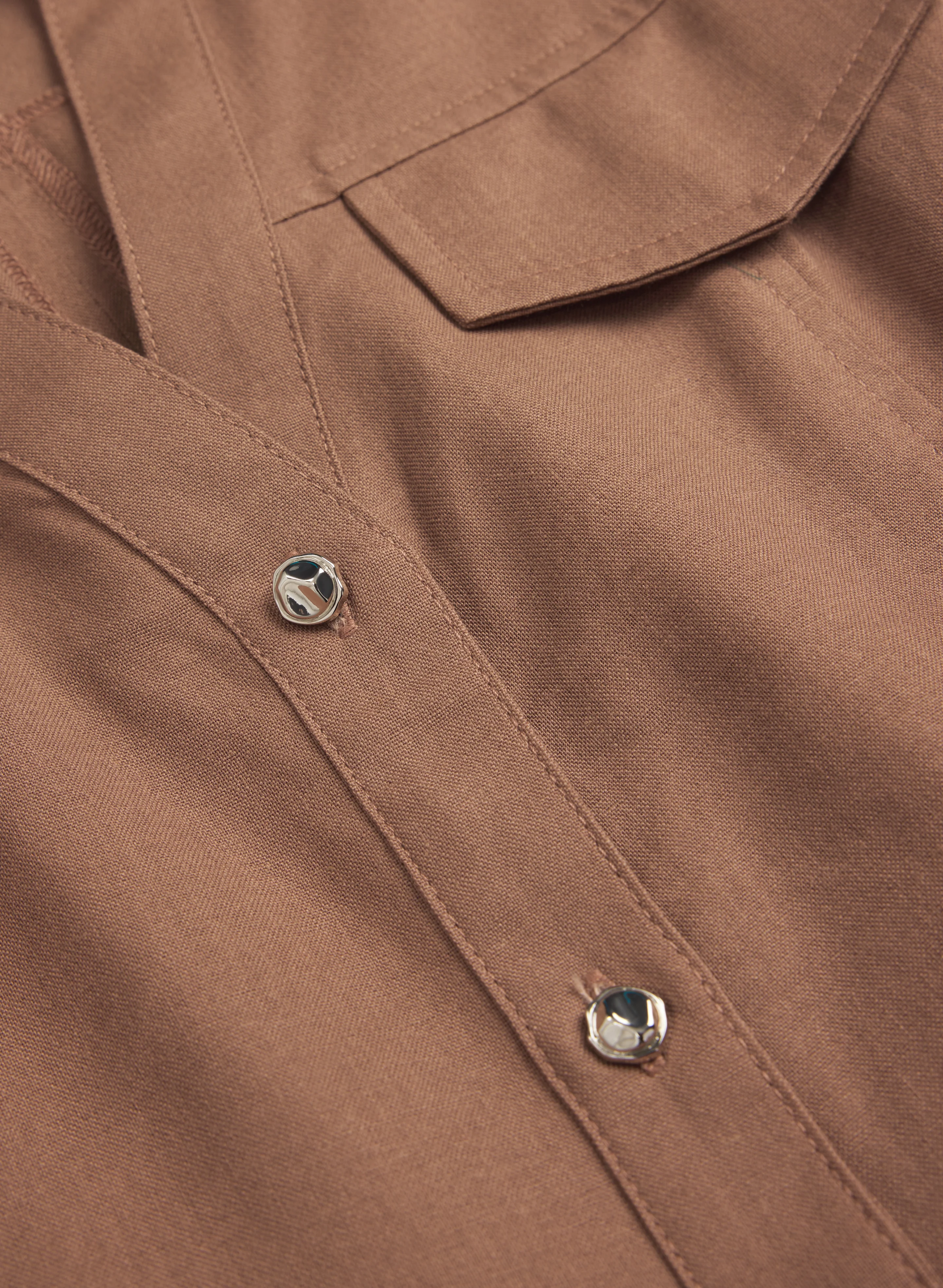 Sleeveless Button-Down Midi Dress - Image 6