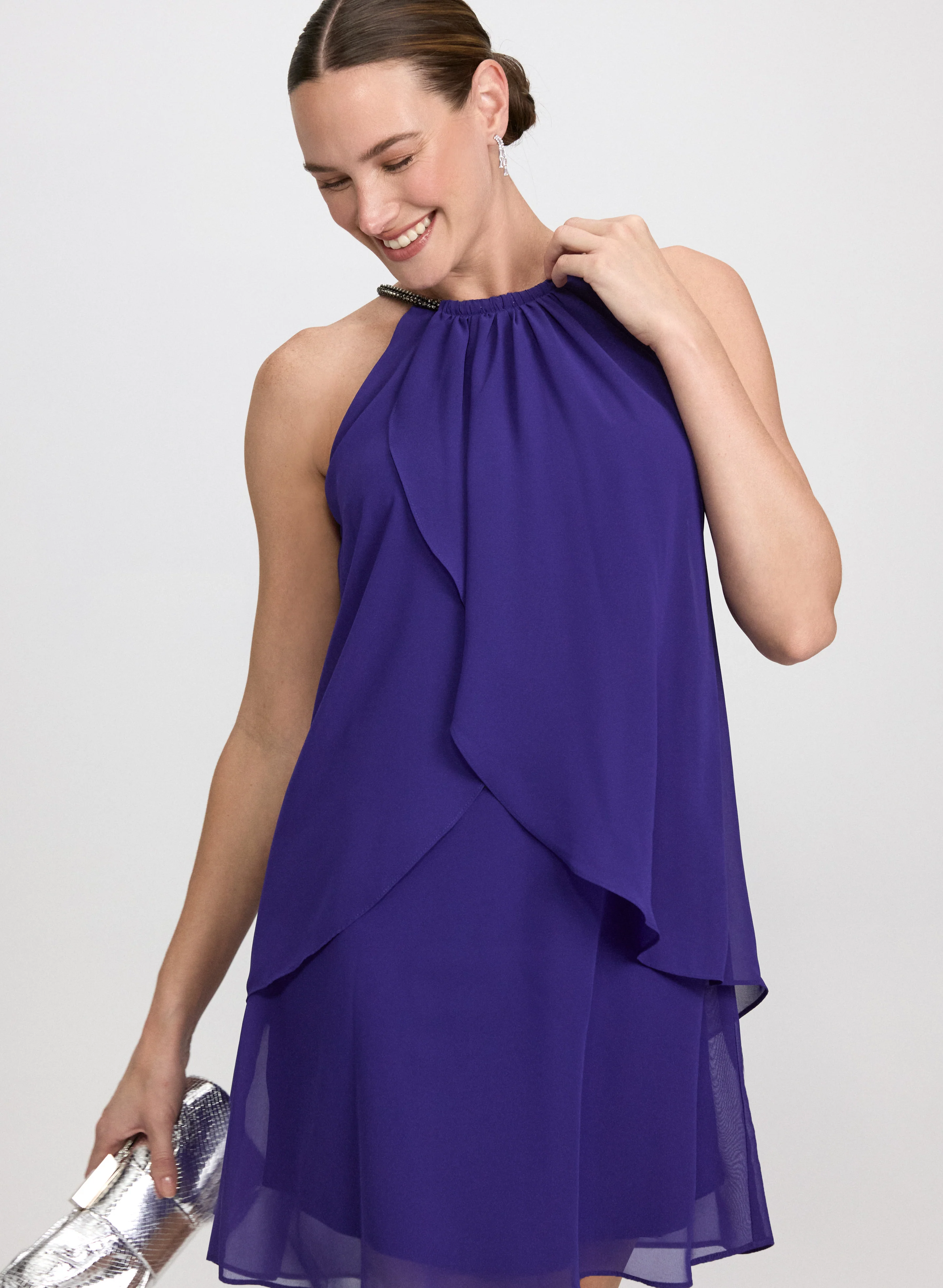 Sleeveless Chiffon Dress - Image 4