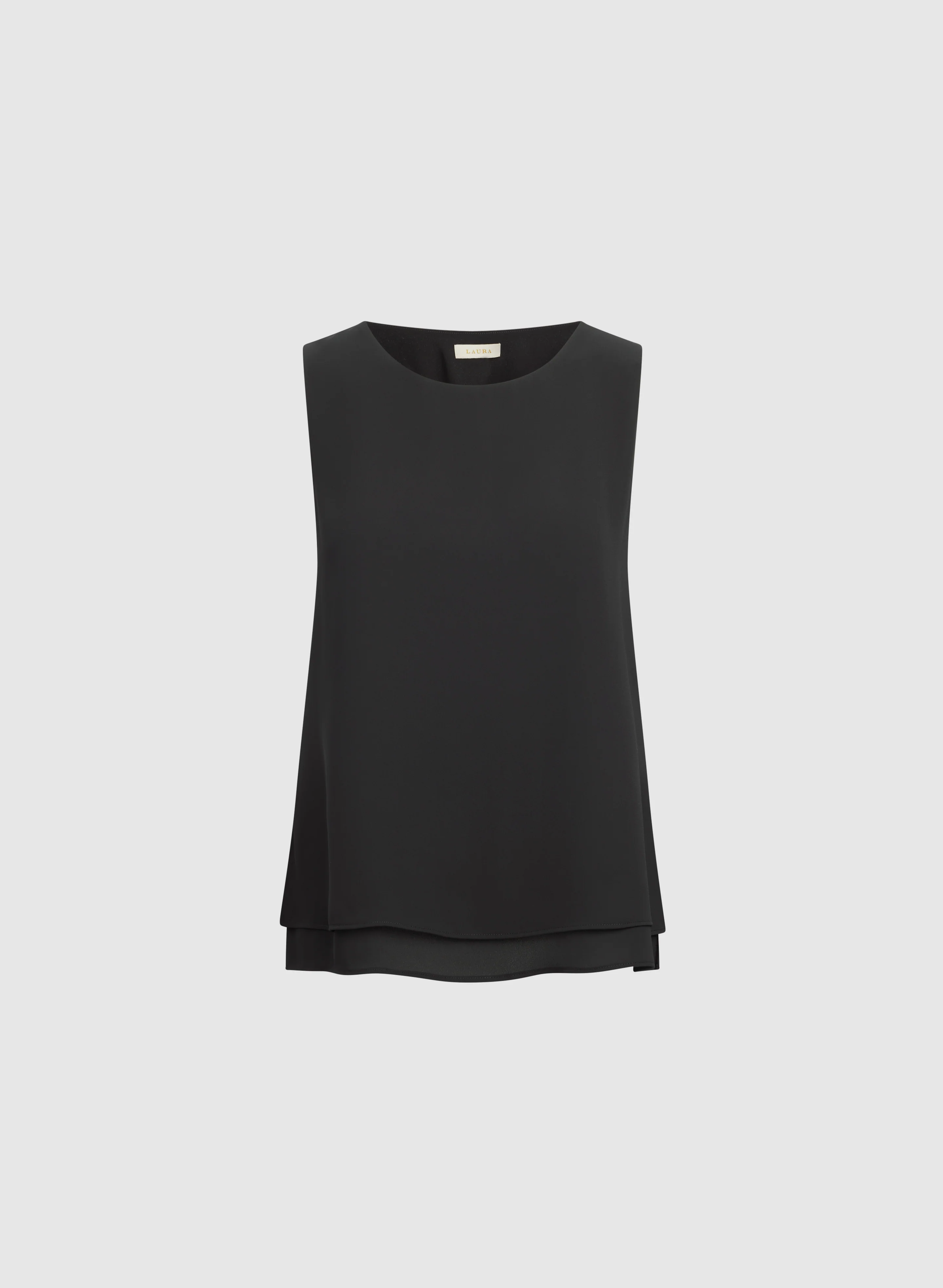 Sleeveless Crepe Blouse - Image 6