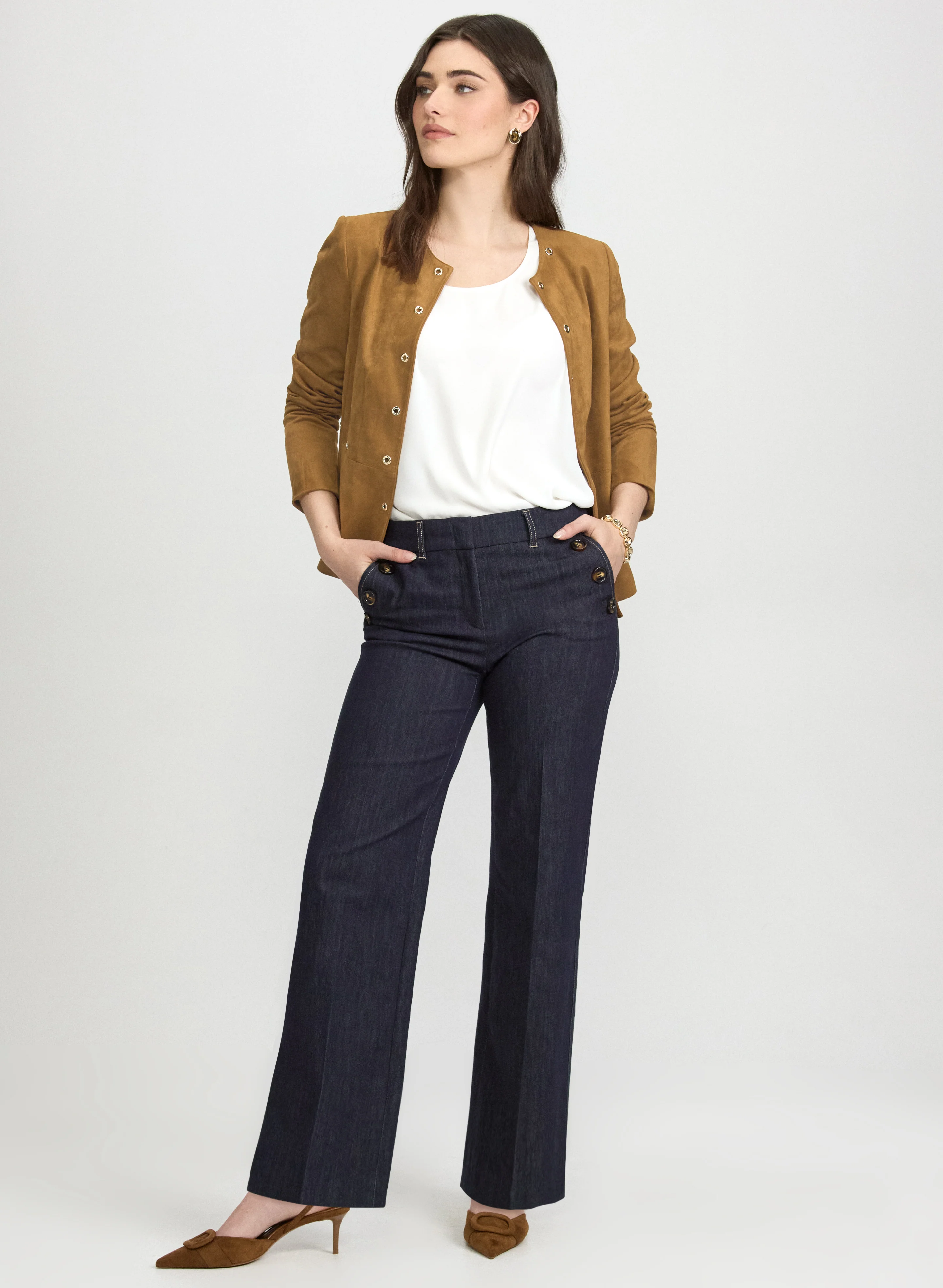 Sleeveless Crepe Blouse - Image 3