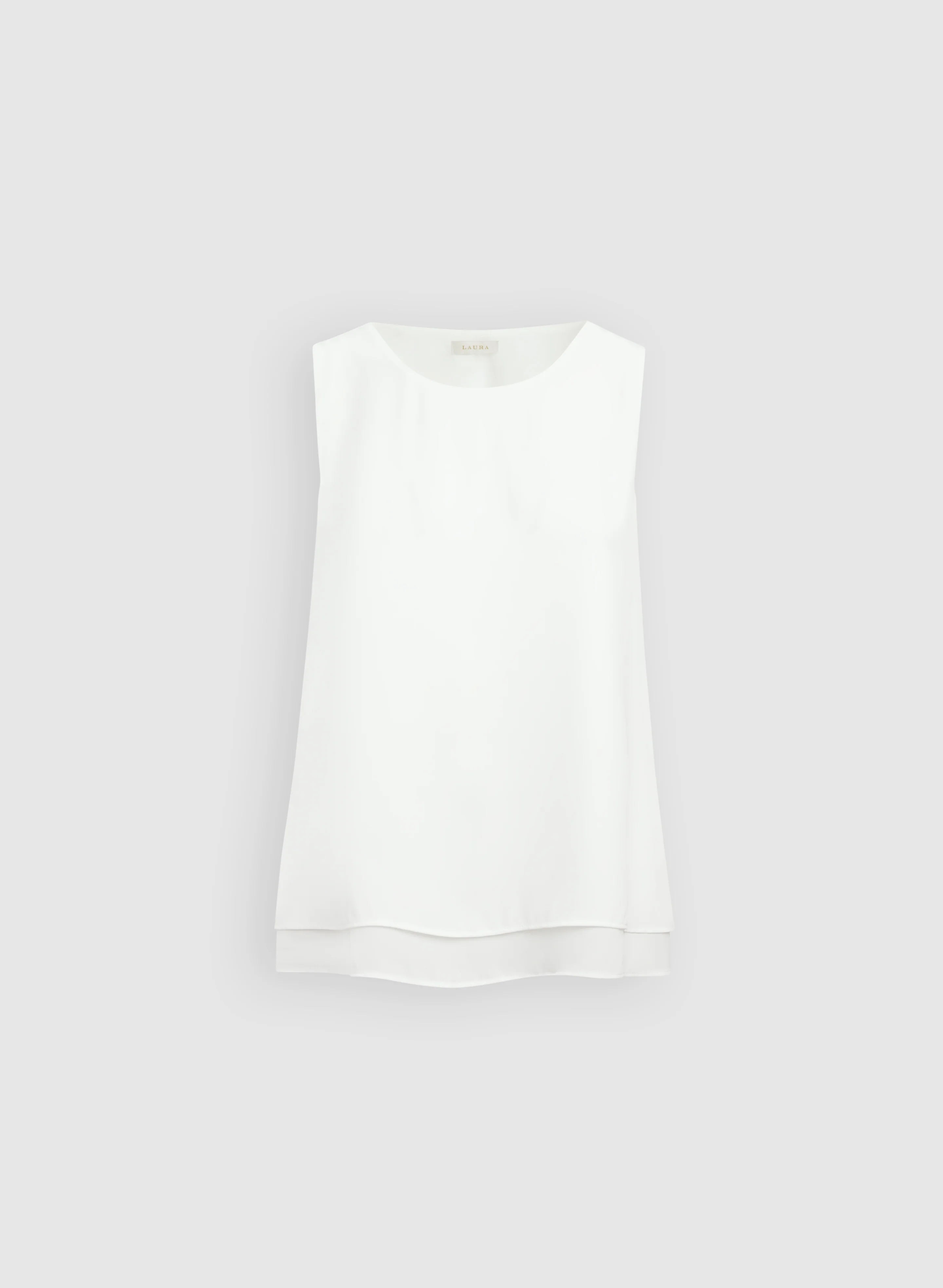 Sleeveless Crepe Blouse - Image 6
