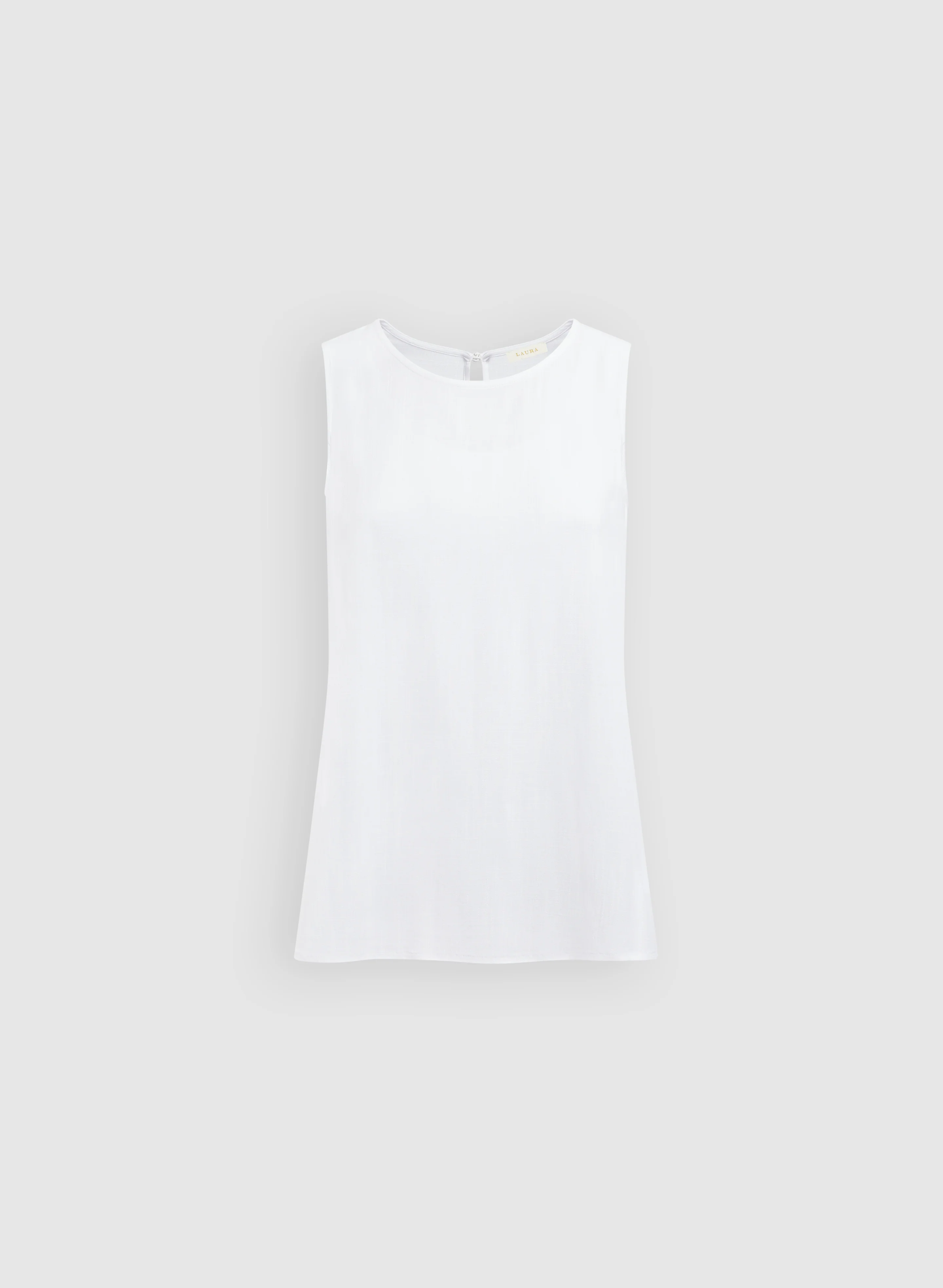 Sleeveless Crew Neck Blouse - Image 6