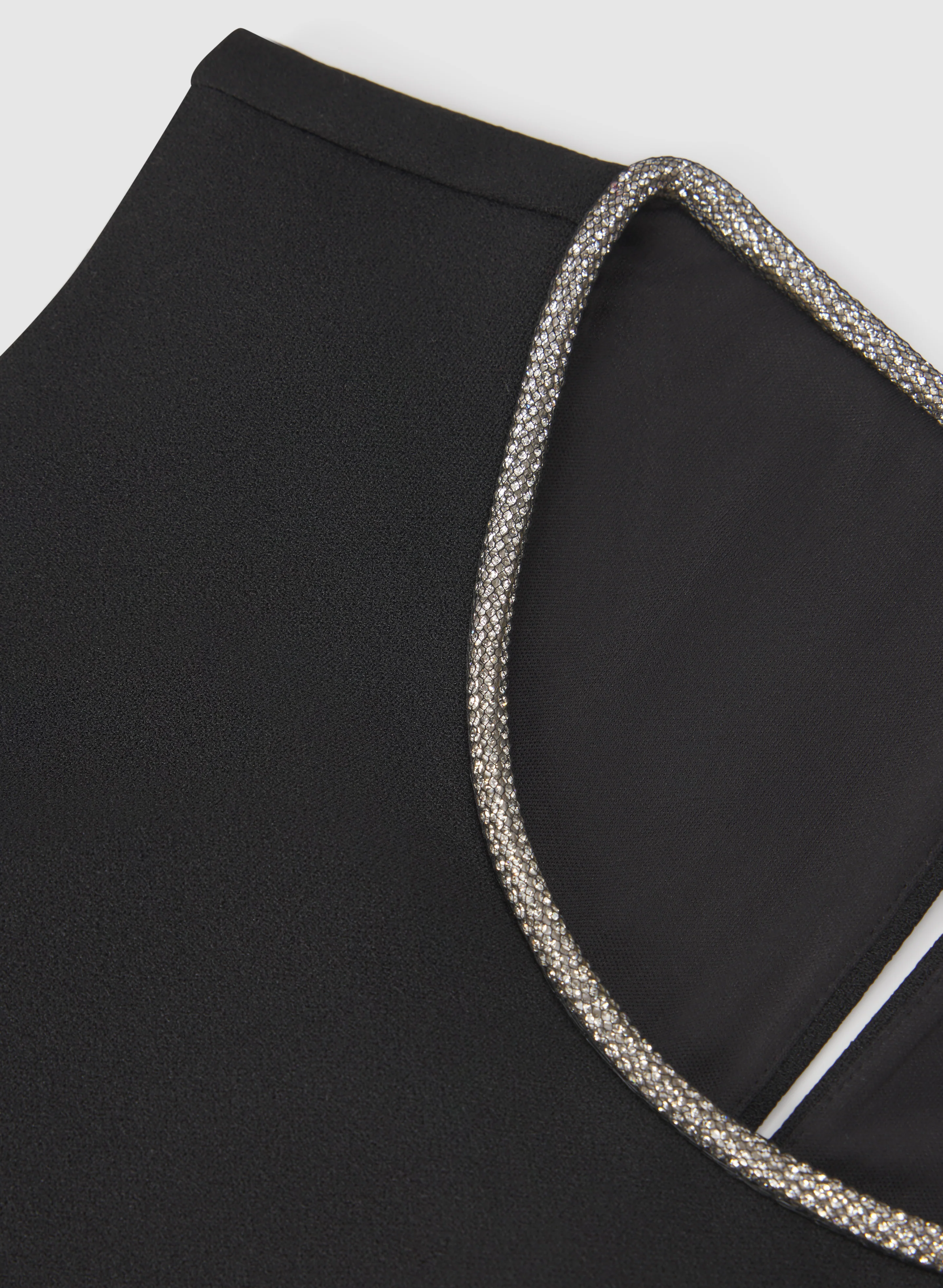 Sleeveless Crystal Trim Top - Image 8