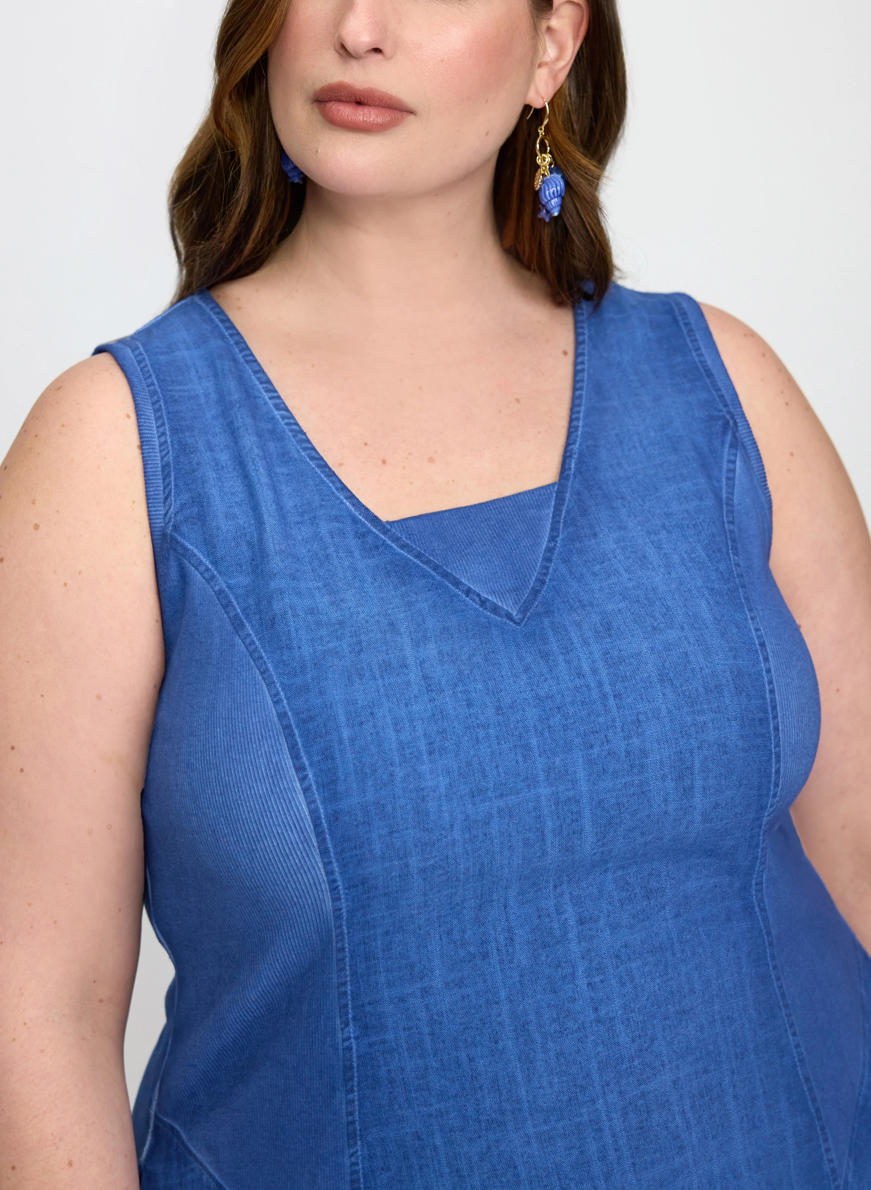 Sleeveless Fit & Flare Dress - Image 5