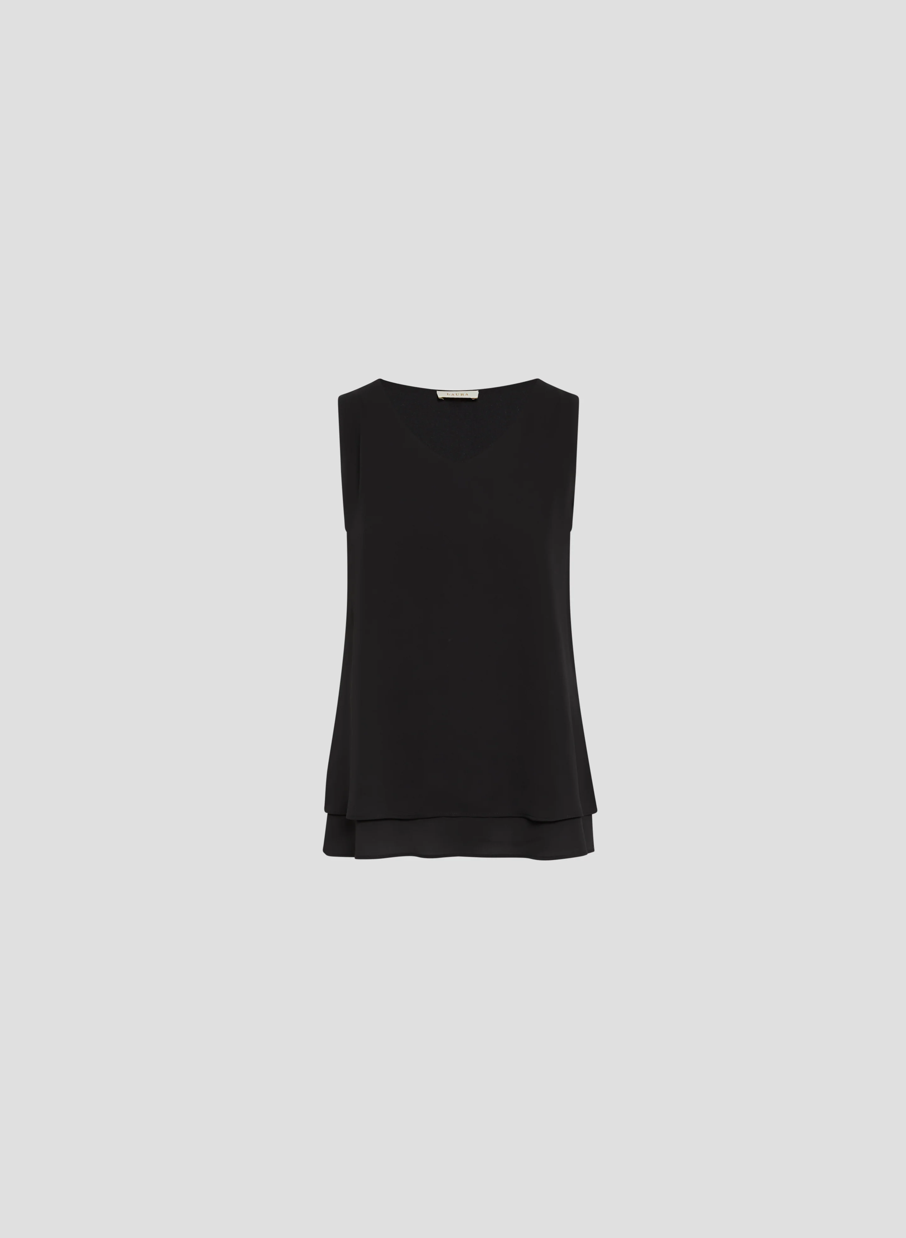 Layered Sleeveless Blouse - Image 6