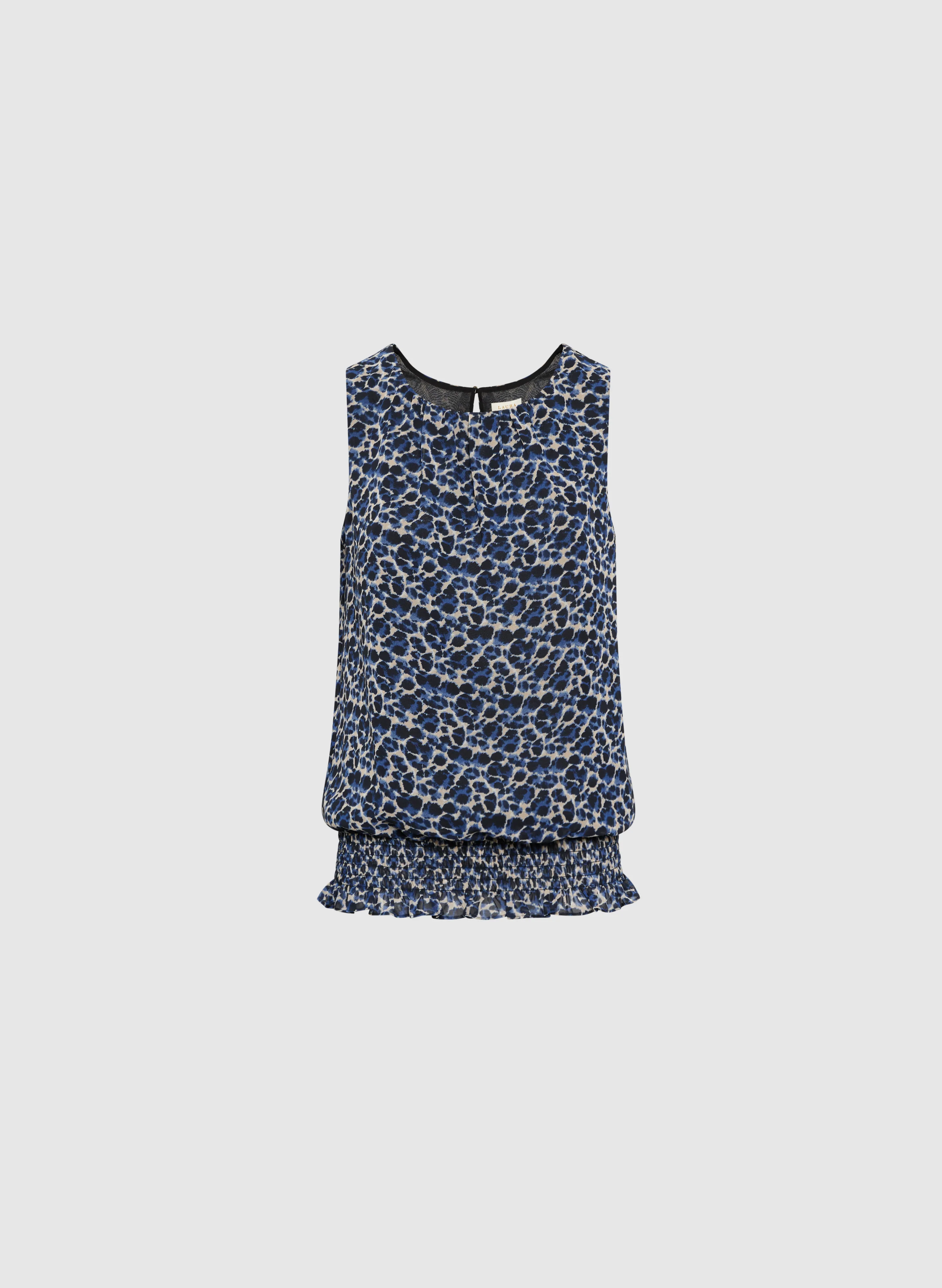 Sleeveless Leopard Print Blouse - Image 6
