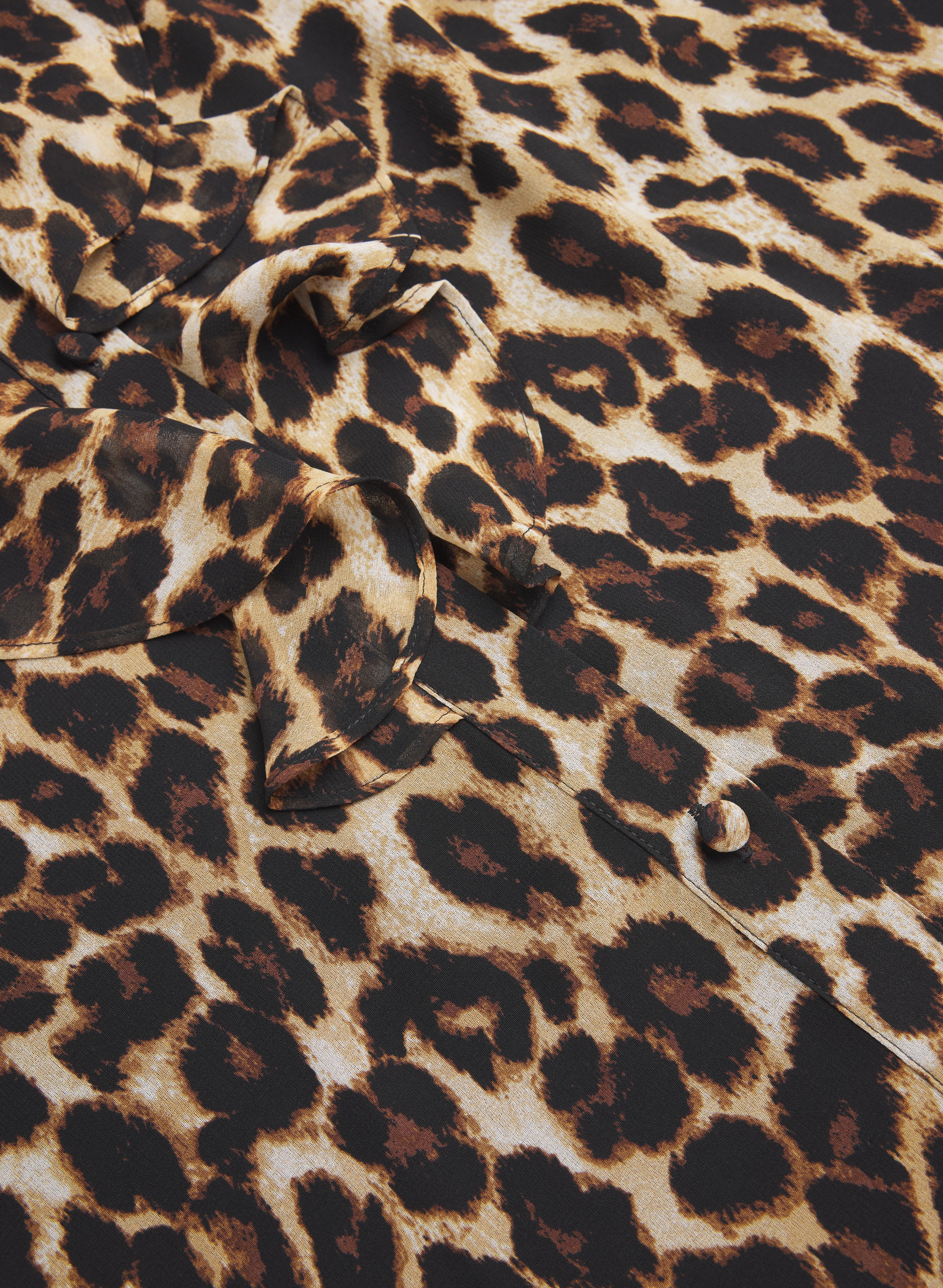 Sleeveless Leopard Print Blouse - Image 7