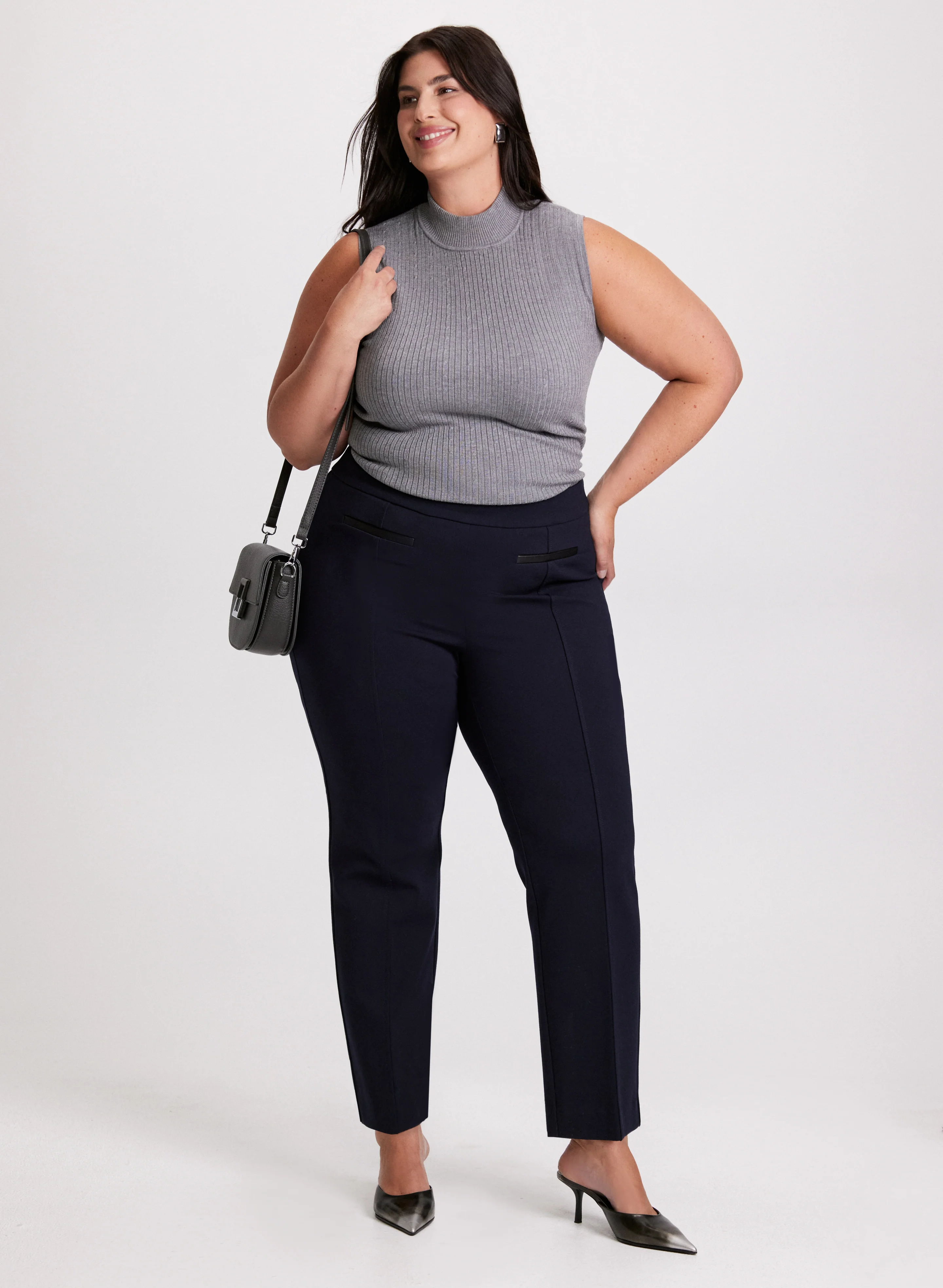 Essential Mock Neck Tank Top - Image 3