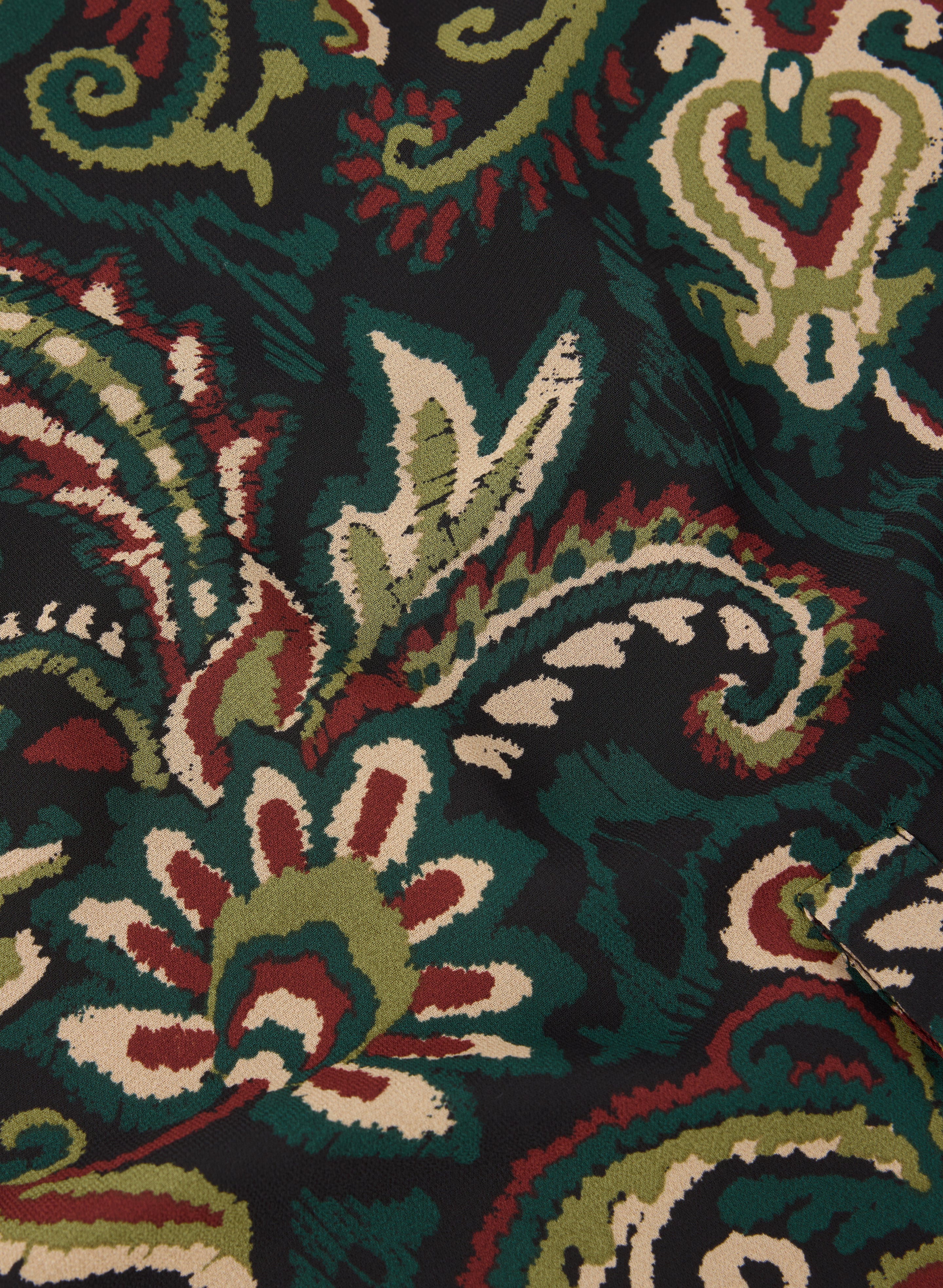 Sleeveless Paisley Blouse - Image 7