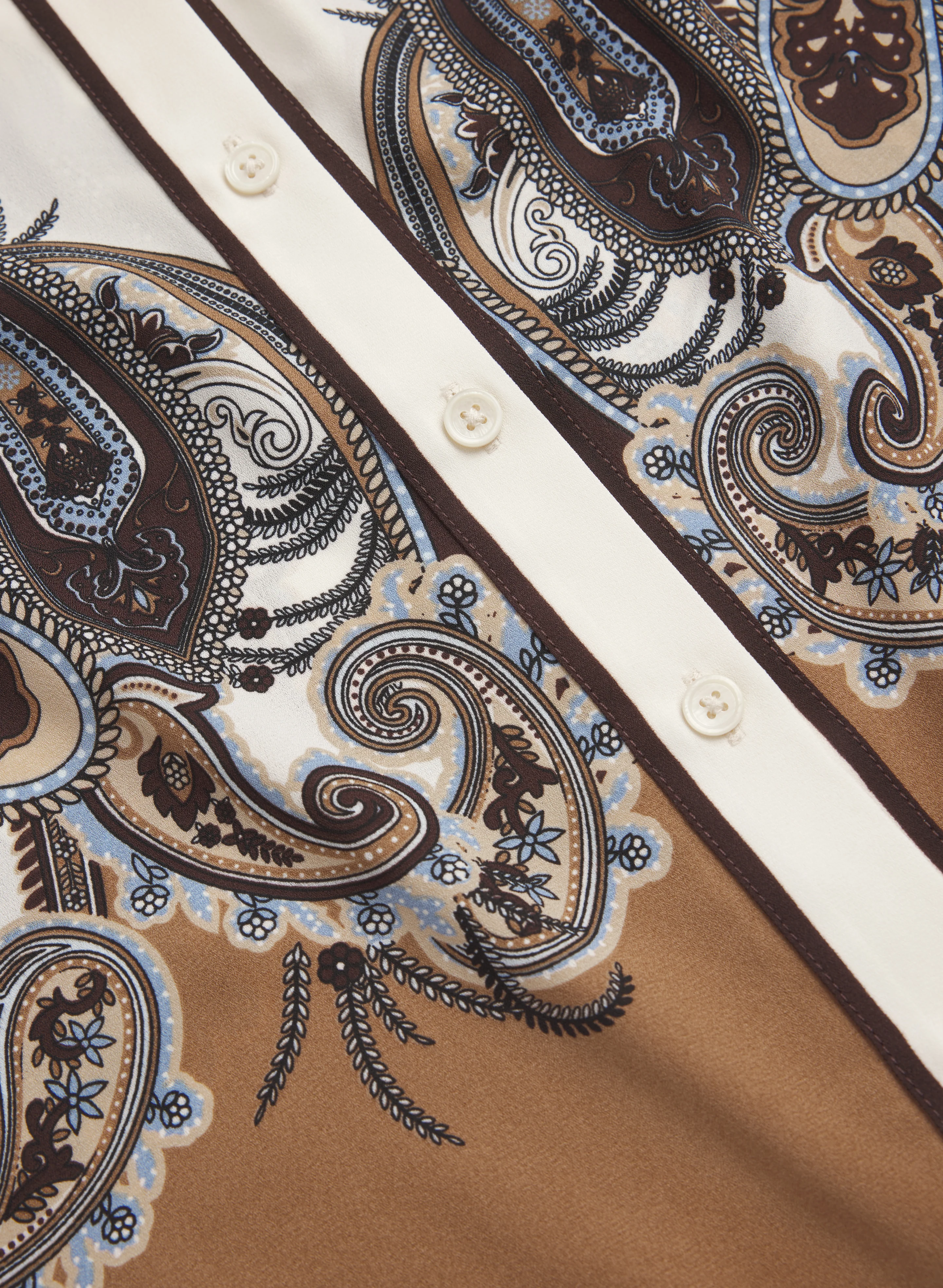 Sleeveless Paisley Blouse - Image 6