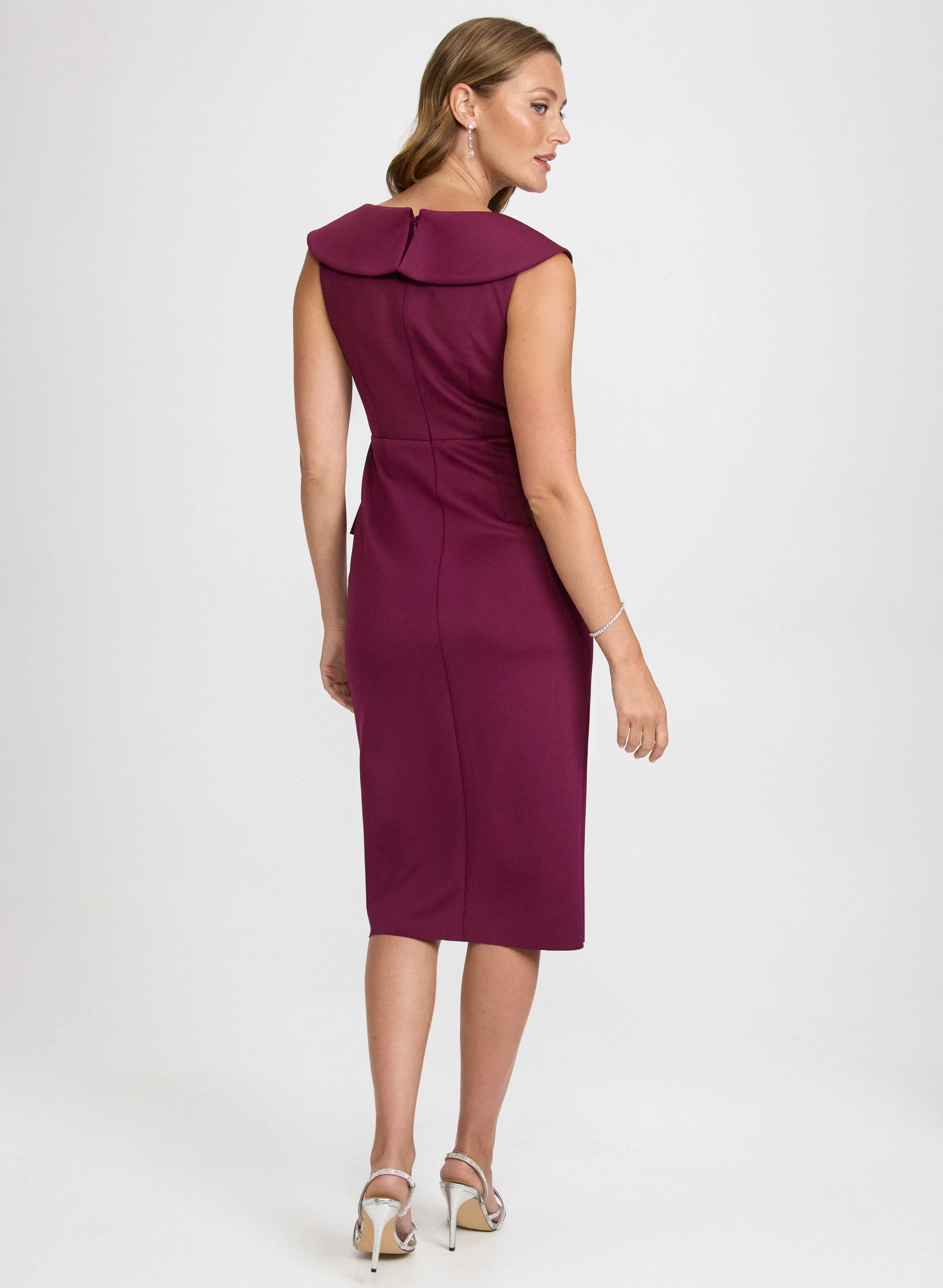 Sleeveless Scuba Dress - Image 3