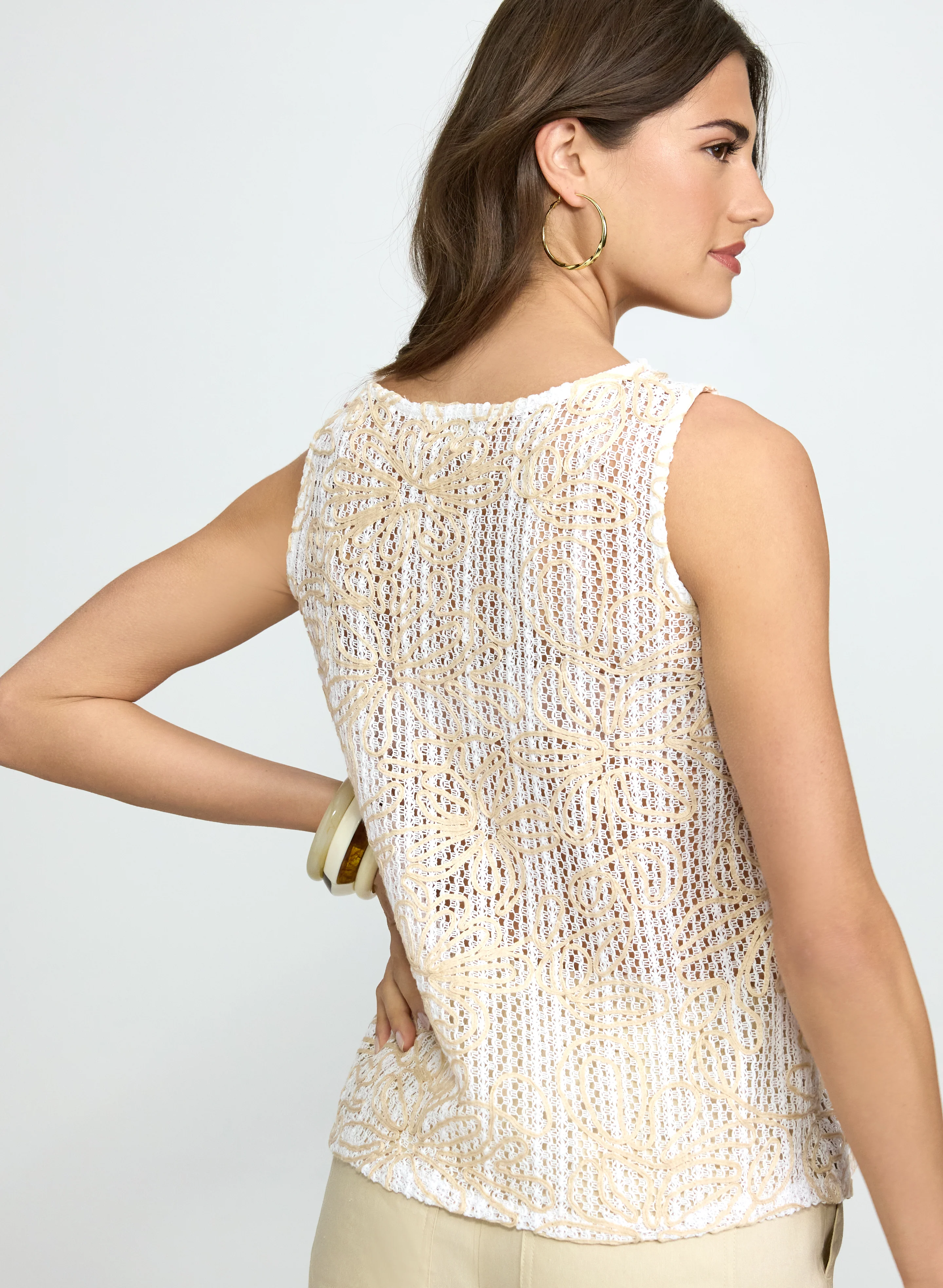 Sleeveless Soutache Top - Image 4