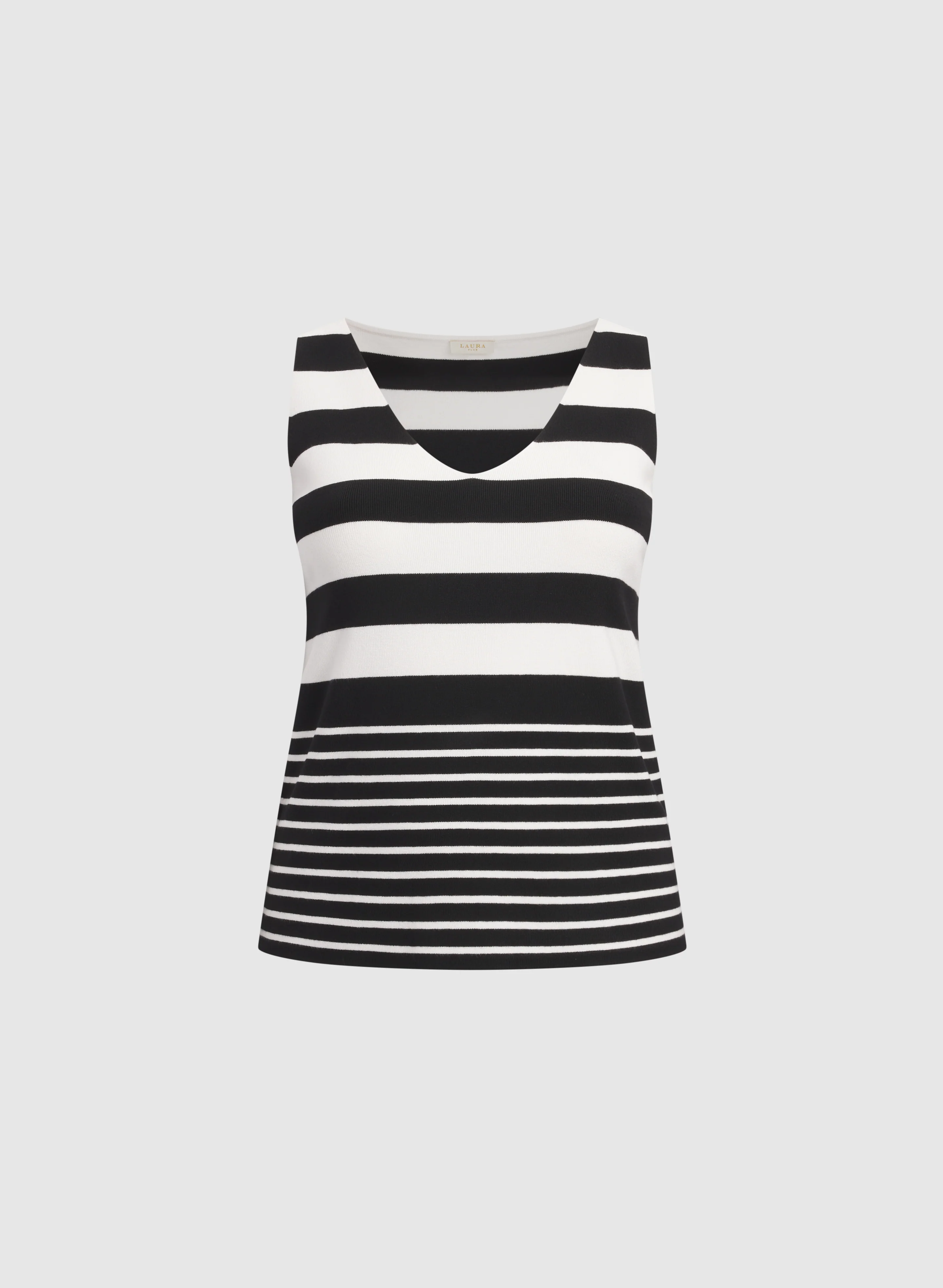 Sleeveless Stripe Knit - Image 7