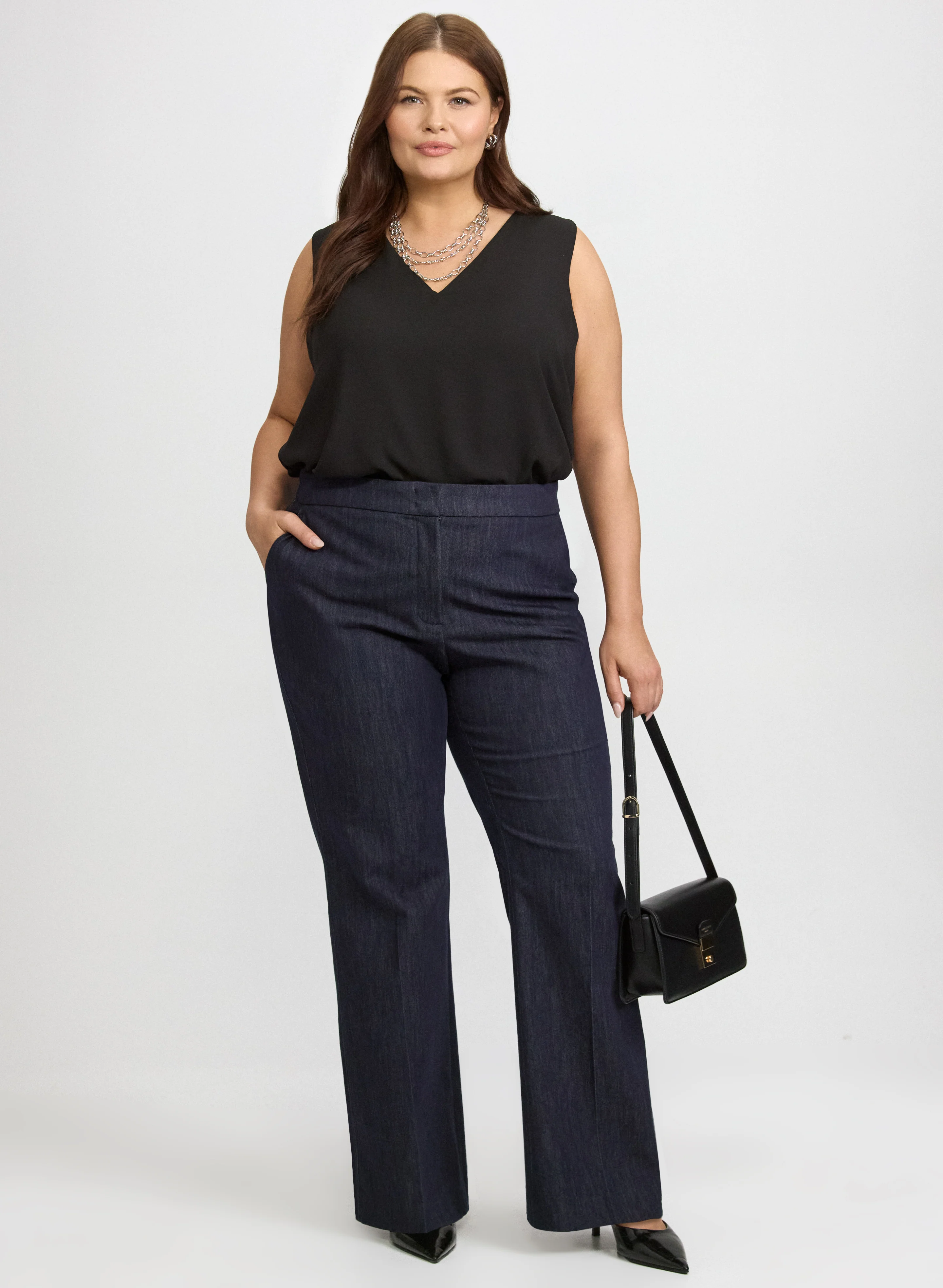 Sleeveless V-Neck Blouse - Image 13