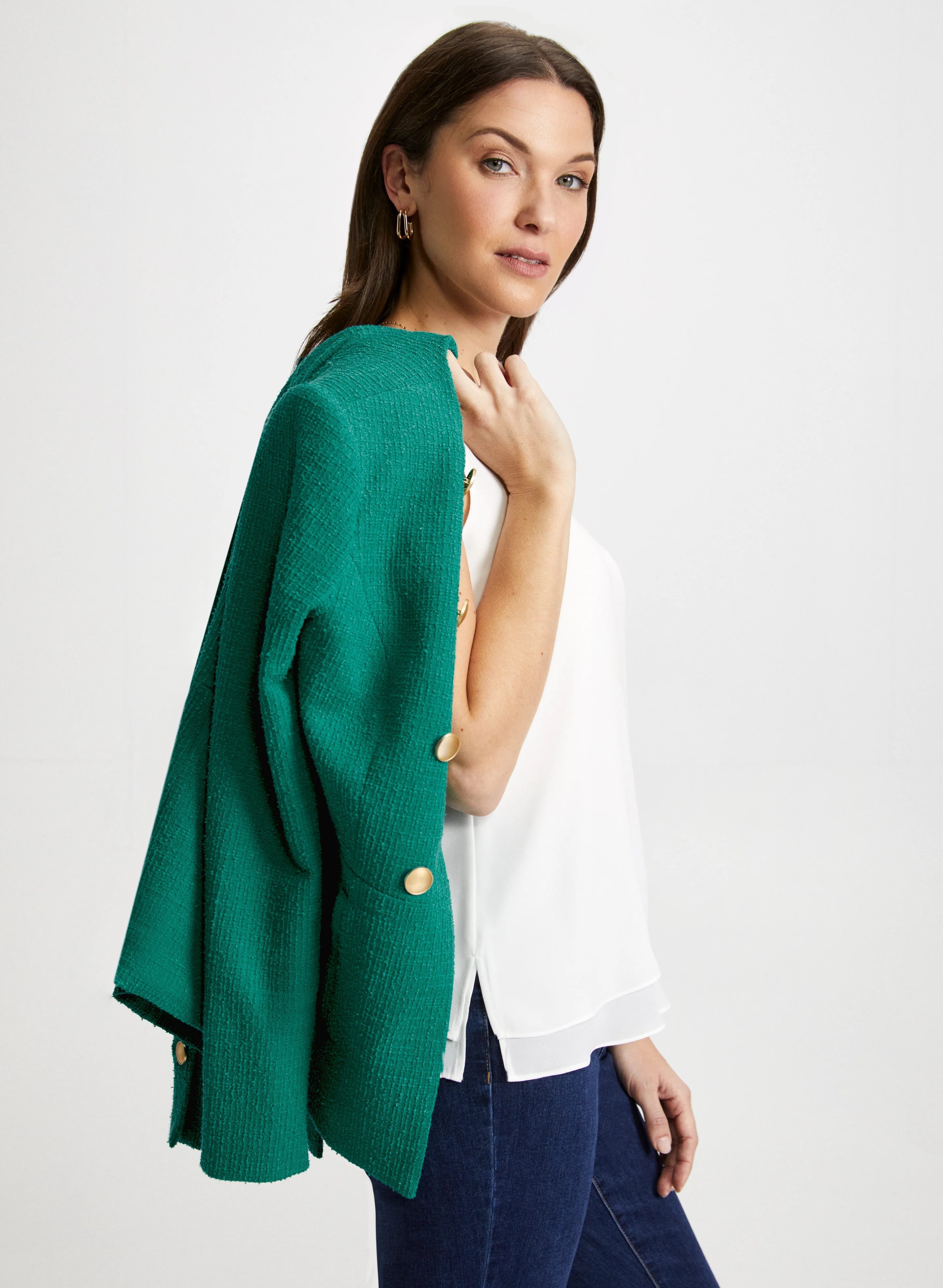 Sleeveless V-Neck Blouse - Image 5