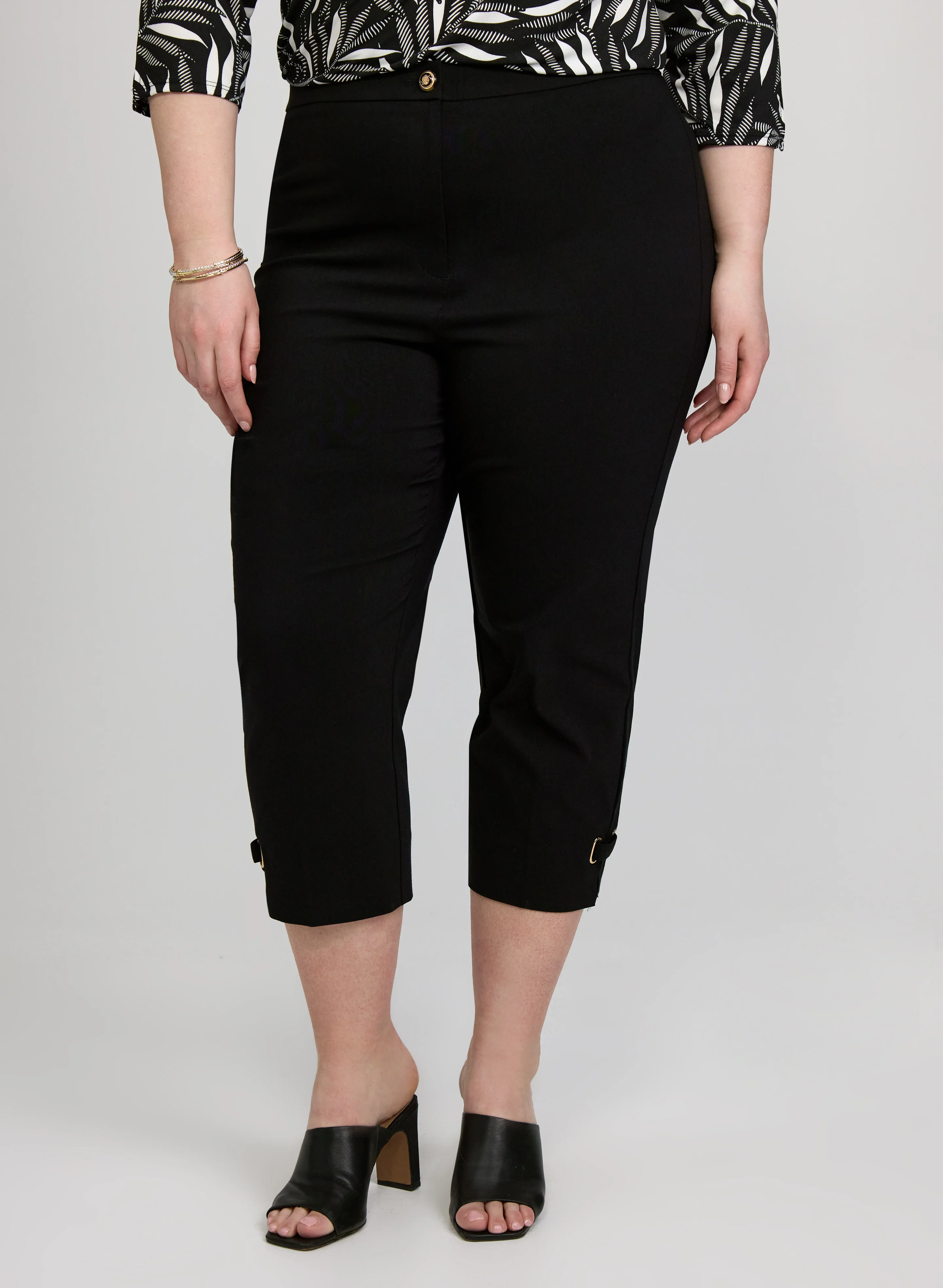 Slim-Leg Bengaline Capris