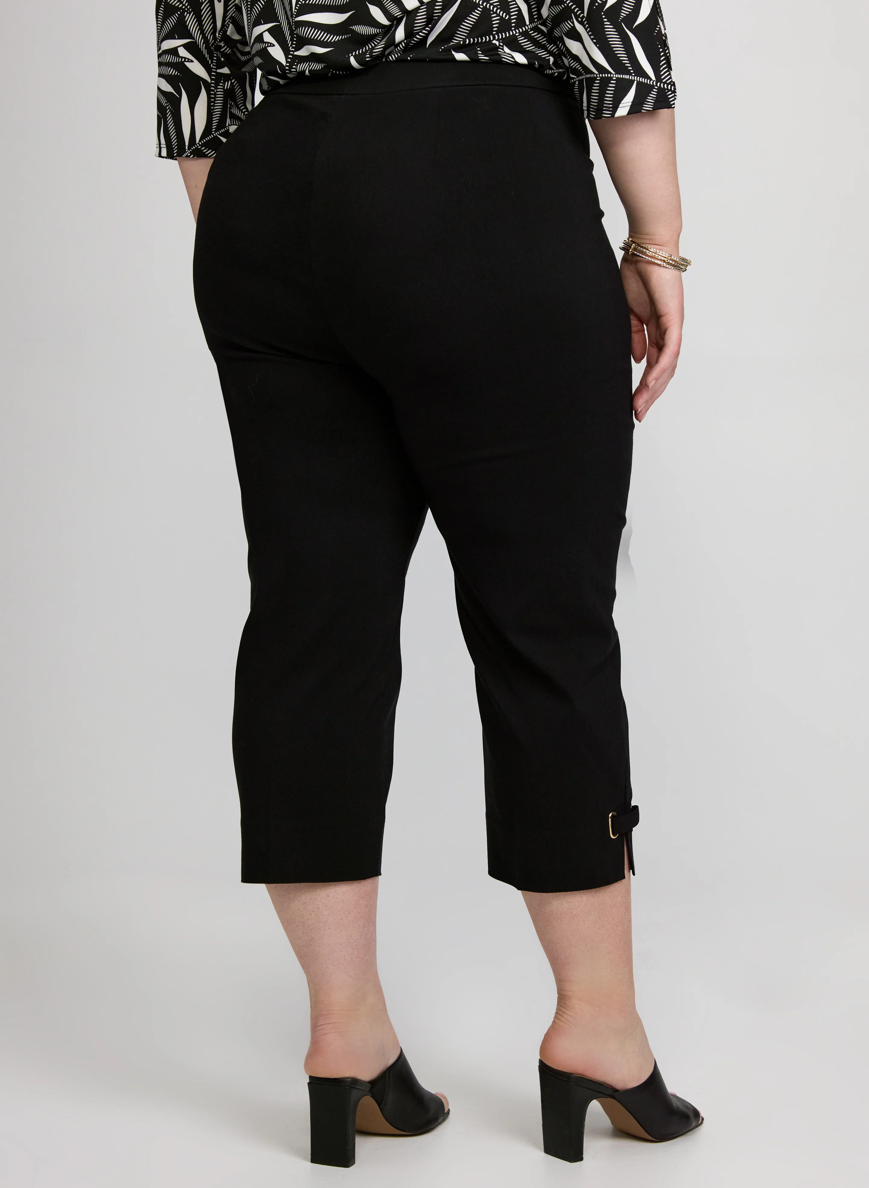 Slim-Leg Bengaline Capris - Image 4