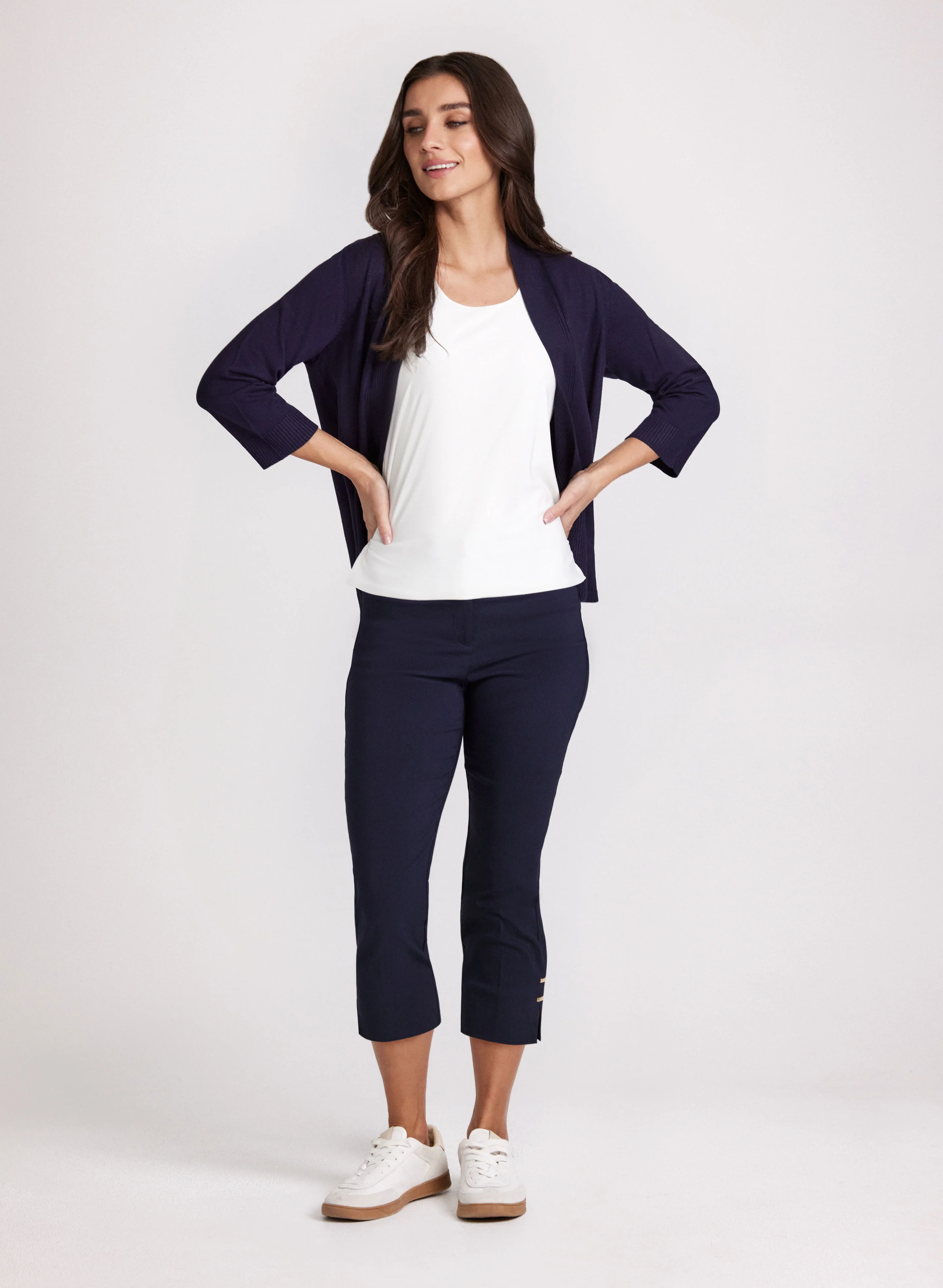 High-Rise Bengaline Capris - Image 3
