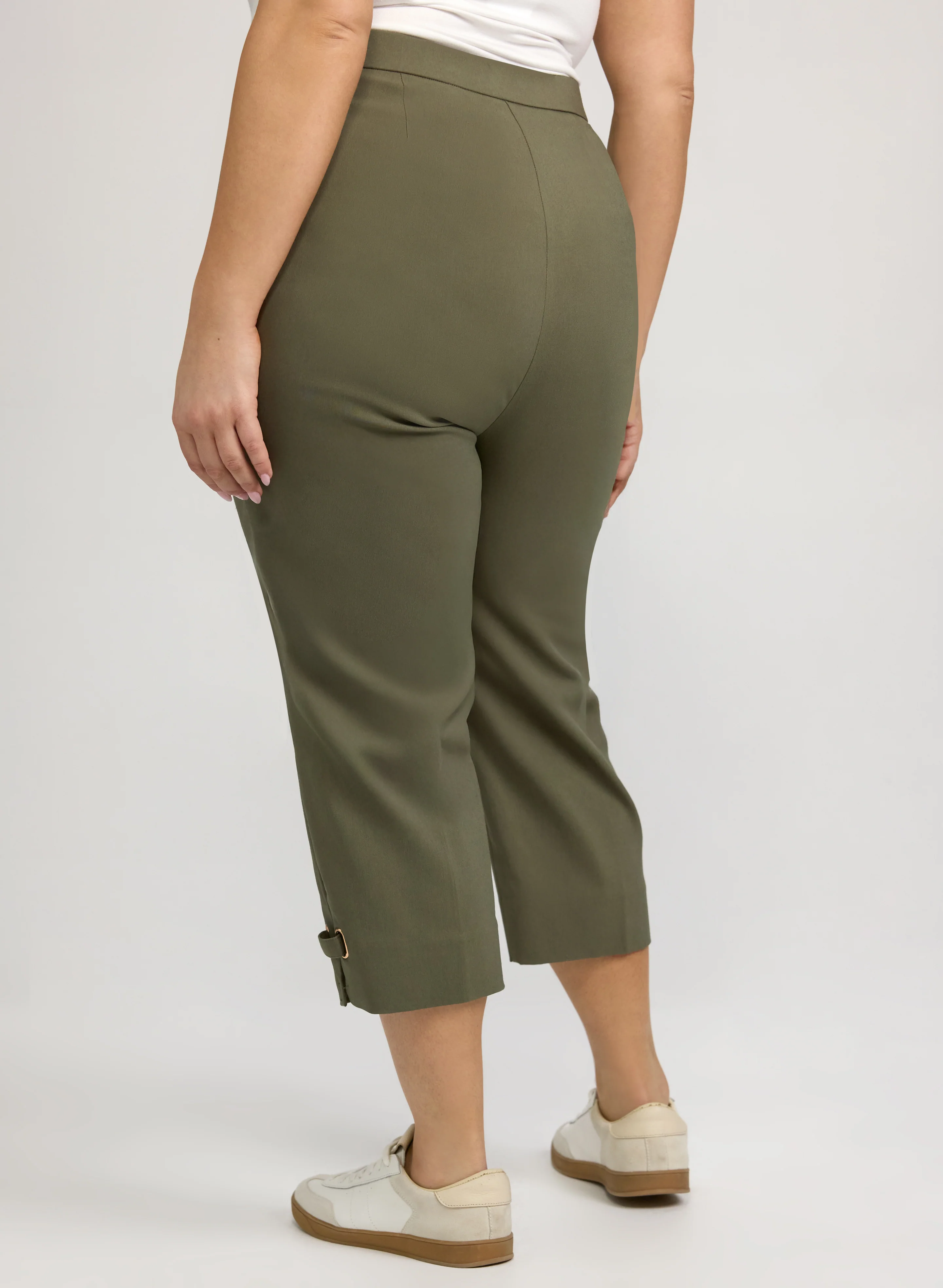 Slim-Leg Bengaline Capris - Image 4