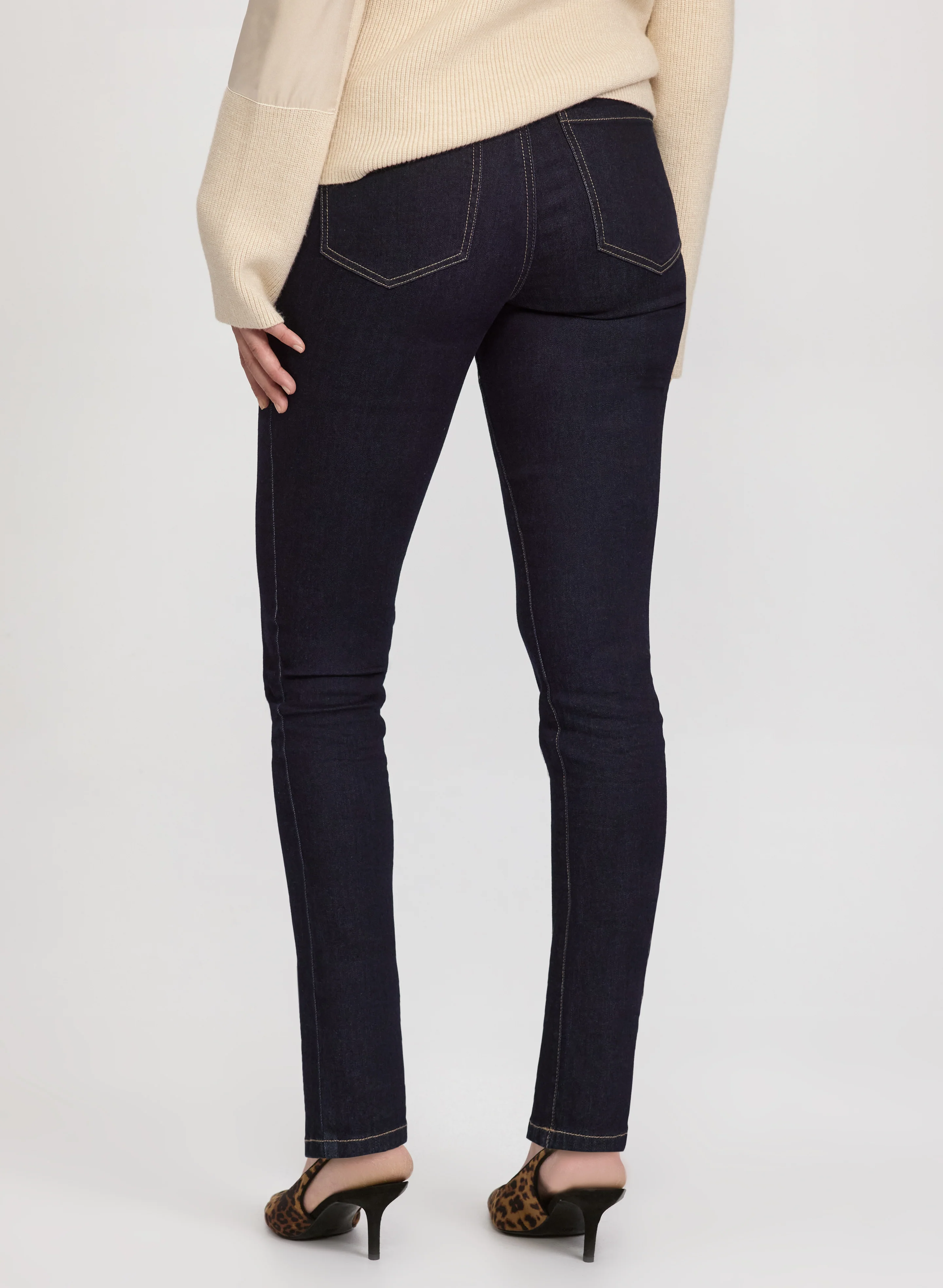 Slim-Leg Denim Pants - Image 4