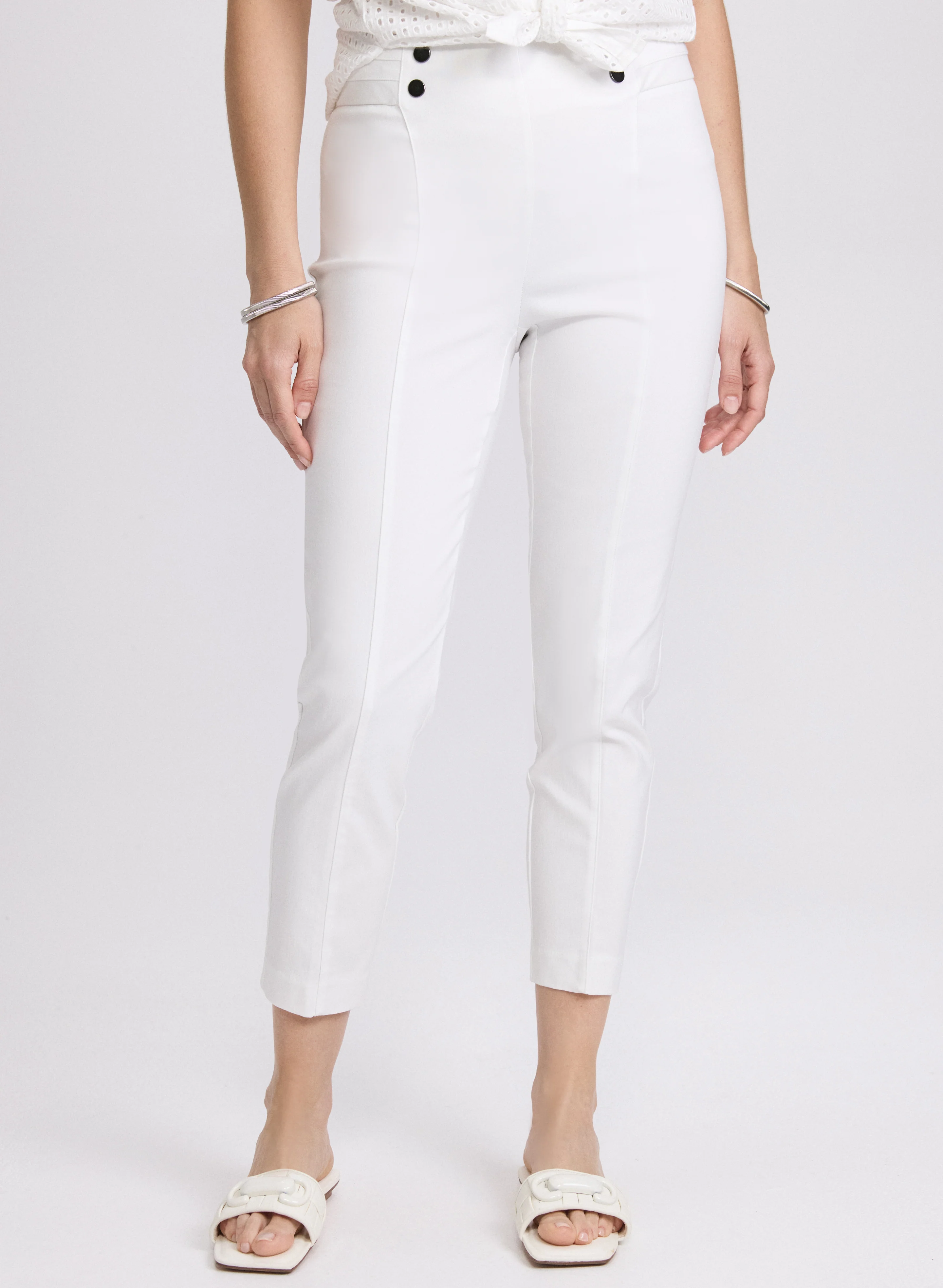 Slim Leg Pull-on Bengaline Pants