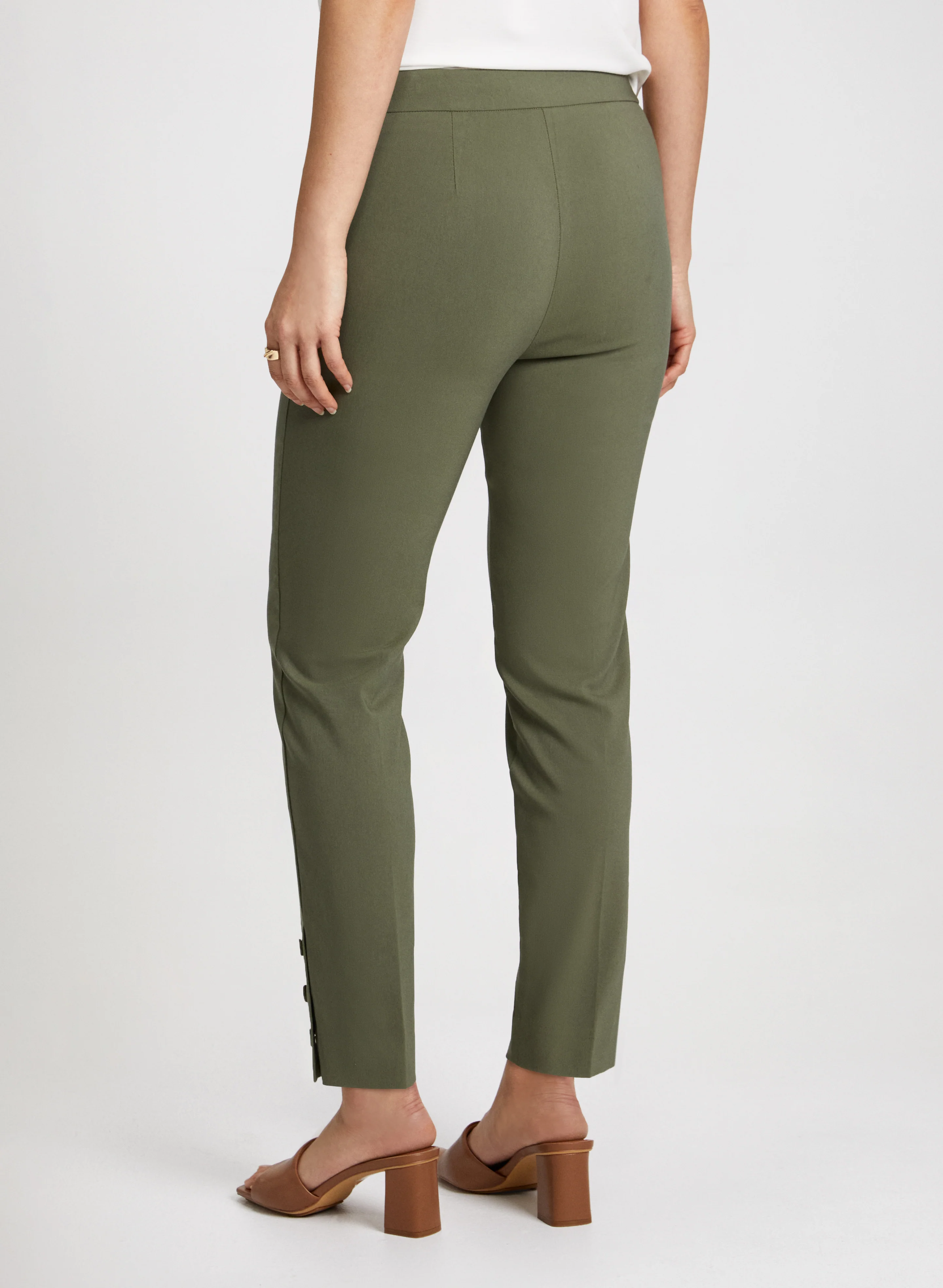 Slim Pull-On Ankle Pants - Image 2