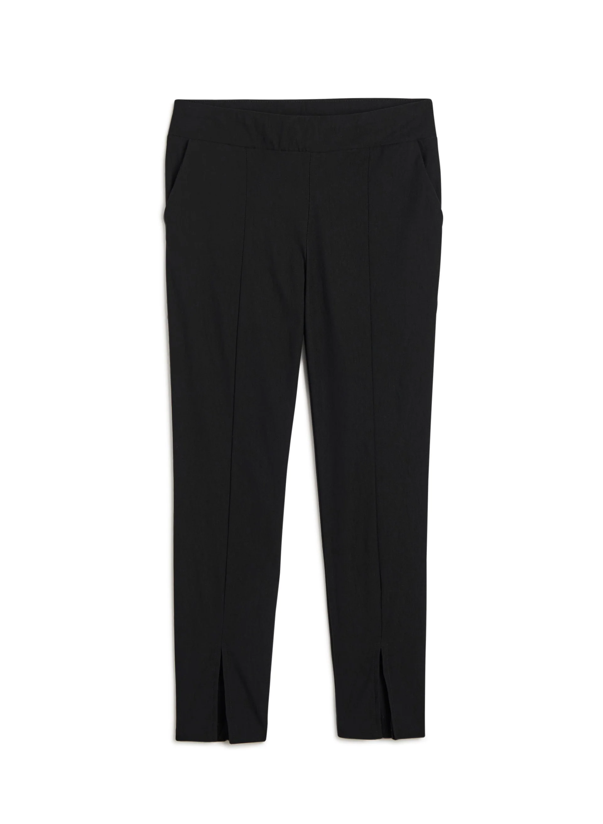 Slit Hem Pull-On Capris - Image 5