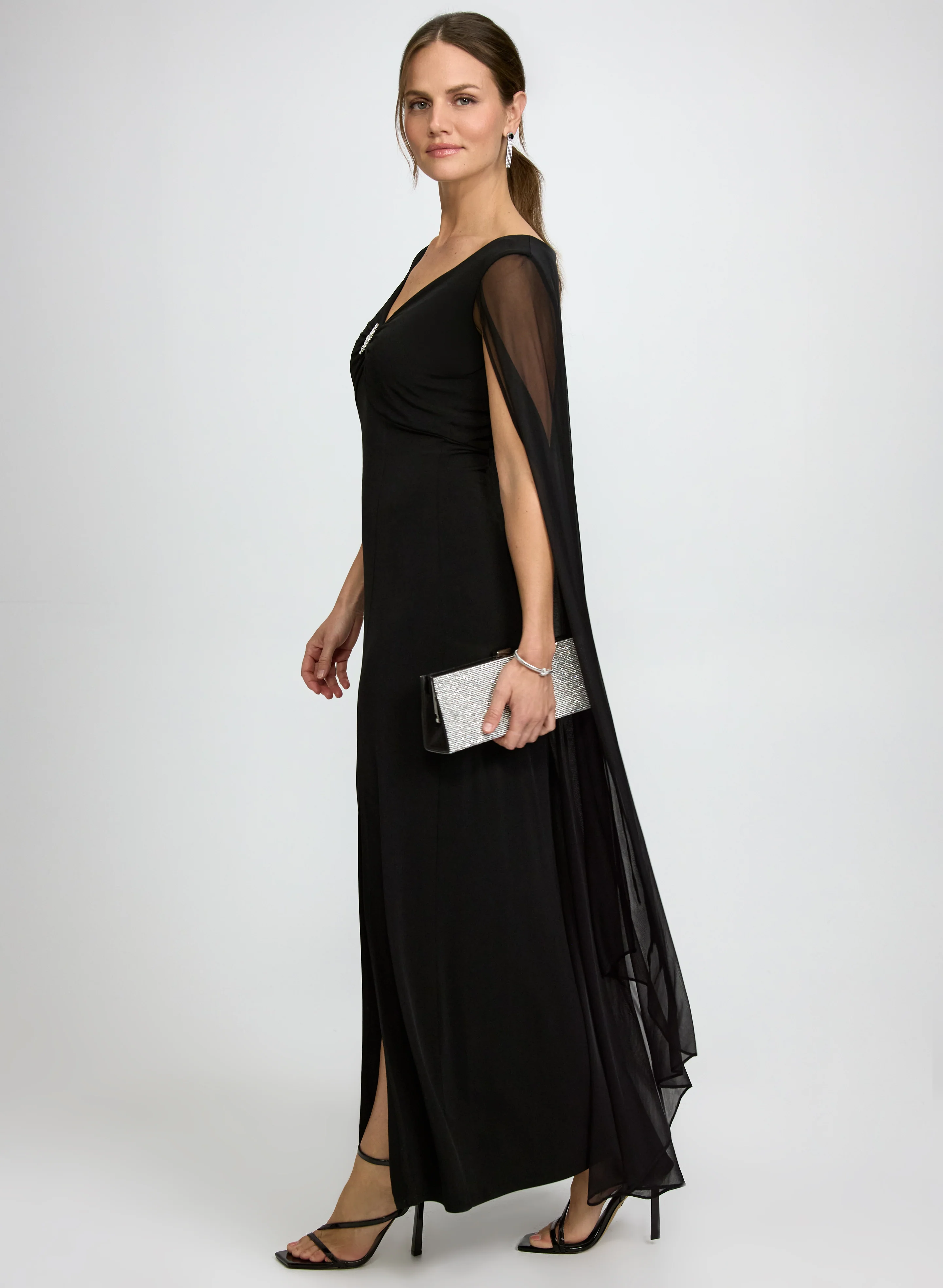 Slit Jersey Dress - Image 2